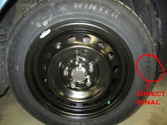 Winter Tire on 16" Rims