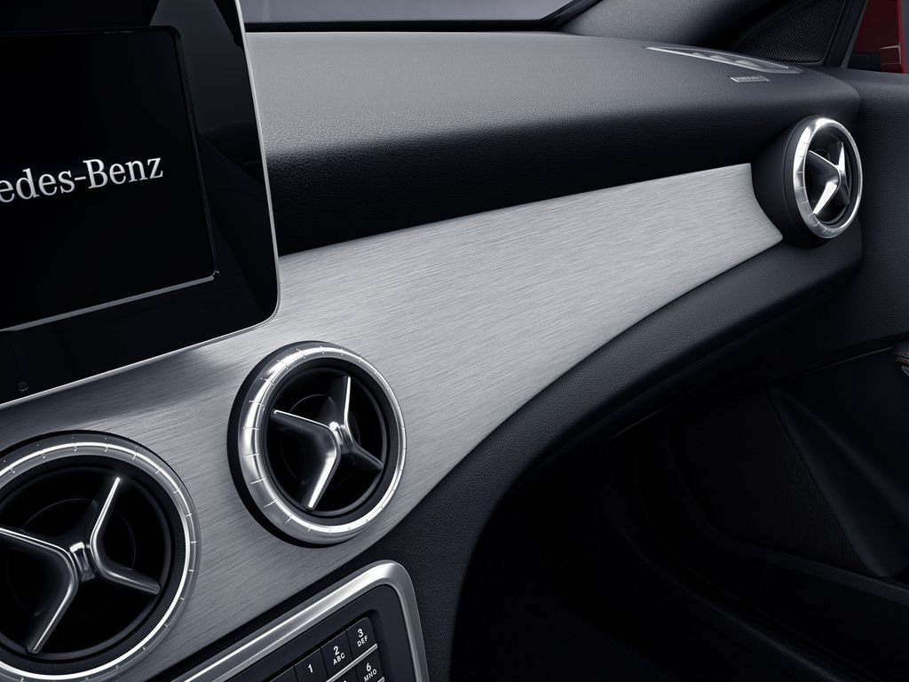 Interior/Upholstery - FS MY15-MY18 CLA Center Console Trim - H79 Aluminum (Longitudinal Grain) - New - 2015 to 2018 Mercedes-Benz CLA45 AMG - Winnipeg, MB R2R2R2, Canada
