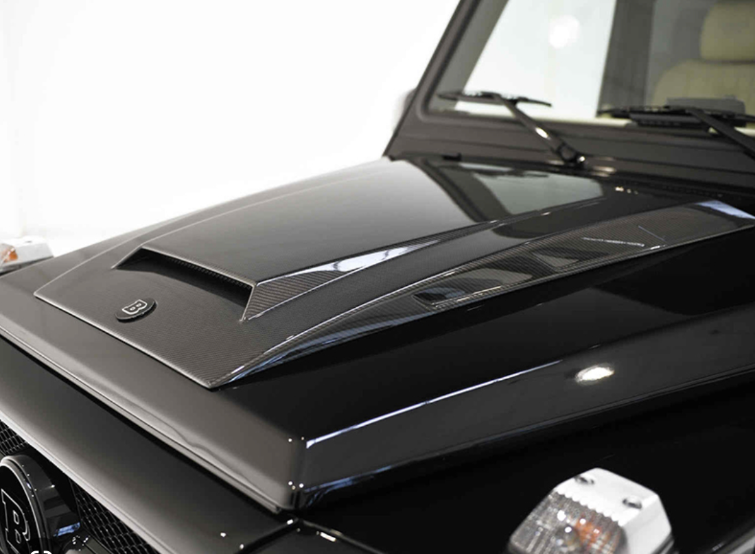 Accessories - Brabus style Carbon Fiber Hood scoop for Mercedes Benz GWagon W463 G500 G550 G63 - New - All Years Mercedes-Benz G-Class - Manhattan, NY 10065, United States