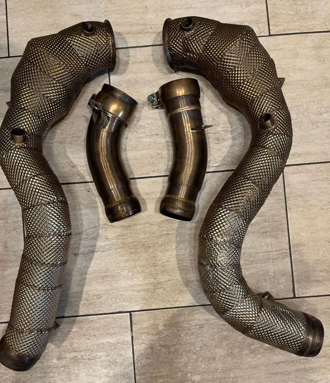 Engine - Exhaust - Modalworks Catted downpipes for GlC 63/S Amg - Used - 2019 to 2023 Mercedes-Benz GLC63 AMG - Los Angeles, CA 90020, United States