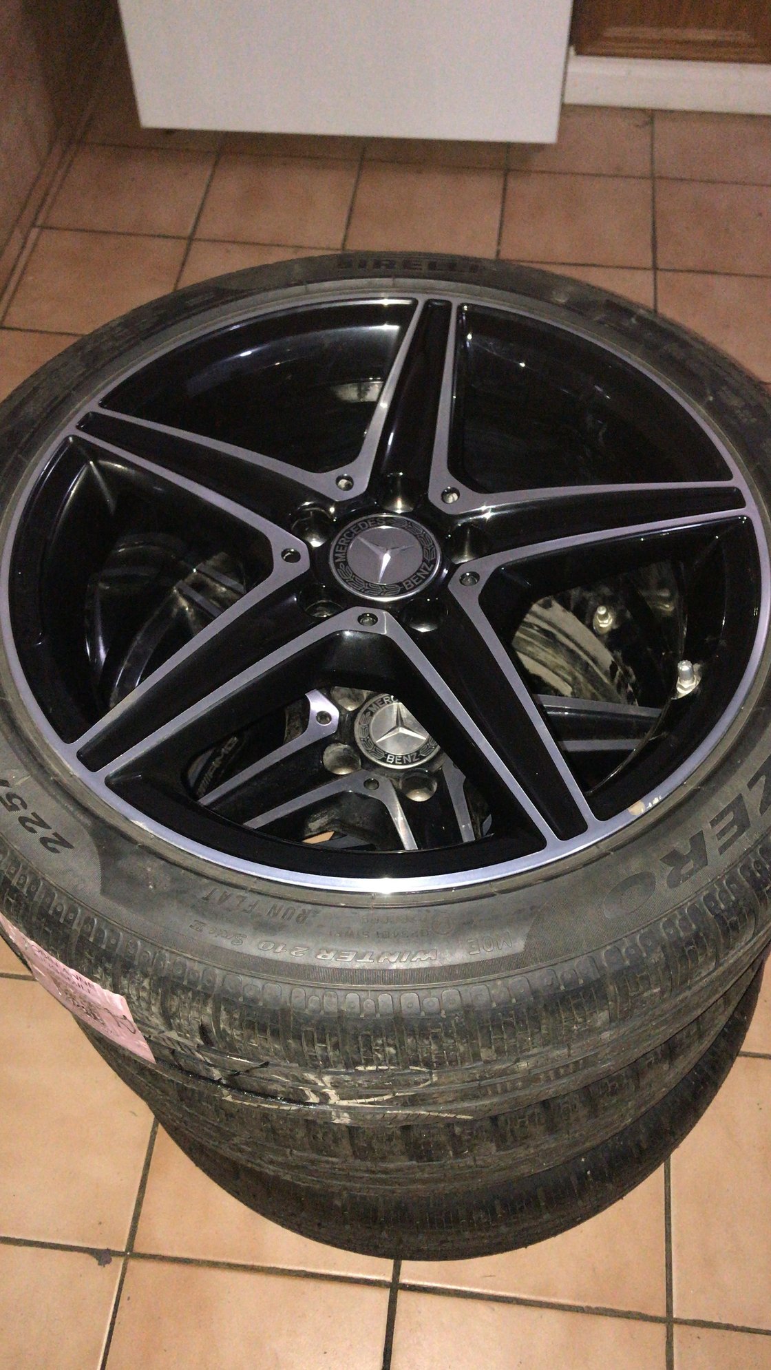 Wheels and Tires/Axles - C class night package rims - Used - 2015 to 2020 Mercedes-Benz All Models - Toronto, ON M9V4X1, Canada