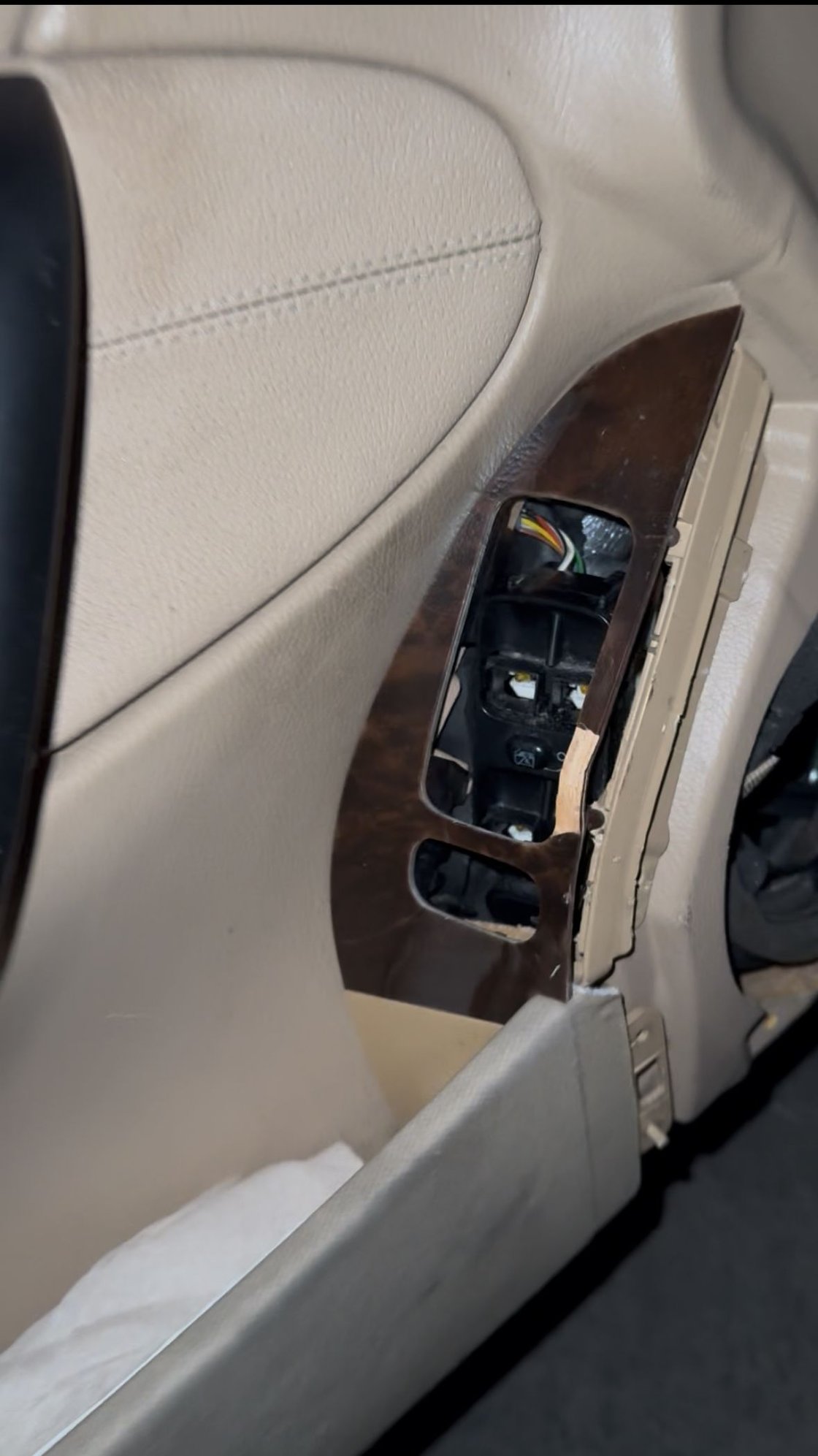 Window button damage