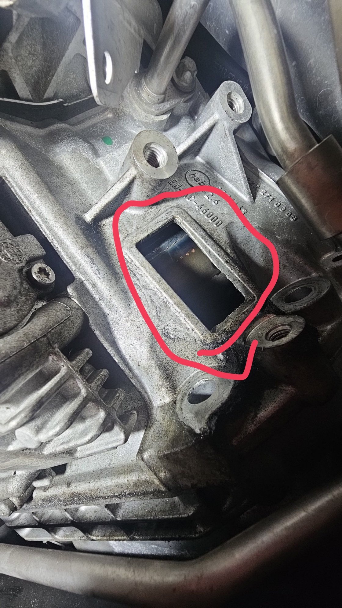 This is what it looks like when looking straight into it