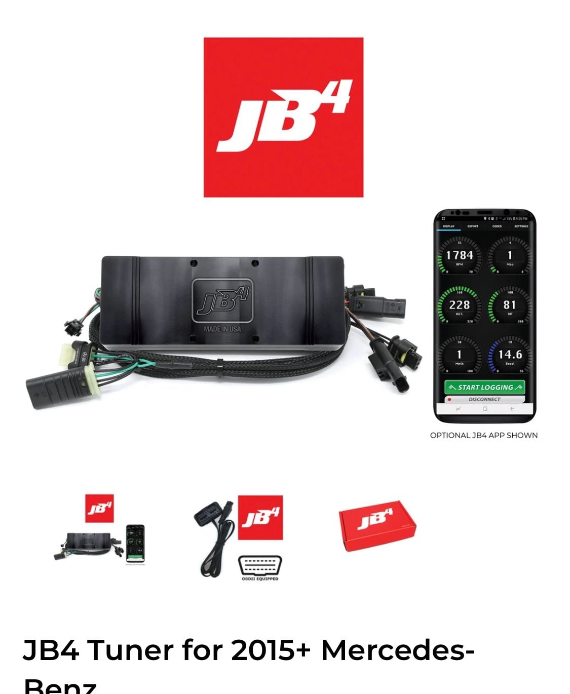 Engine - Power Adders - JB4 tuner w/ Bluetooth connection and a BMS dual intake - Used - 2015 to 2020 Mercedes-Benz C43 AMG - 2015 to 2020 Mercedes-Benz C400 - 2015 to 2020 Mercedes-Benz C450 AMG - Boca Raton, FL 33486, United States