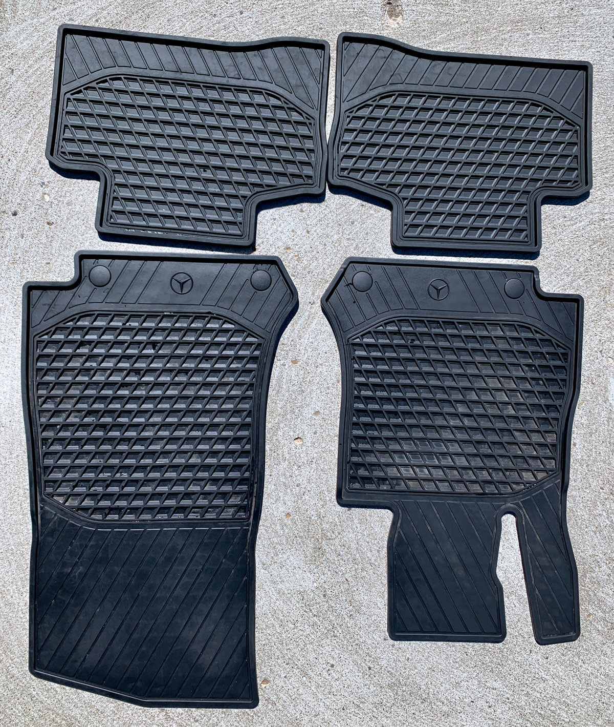 MercedesBenz OEM All Weather Floor Mats 2016 to 2019 GLCClass SUV Set of 4 Forums