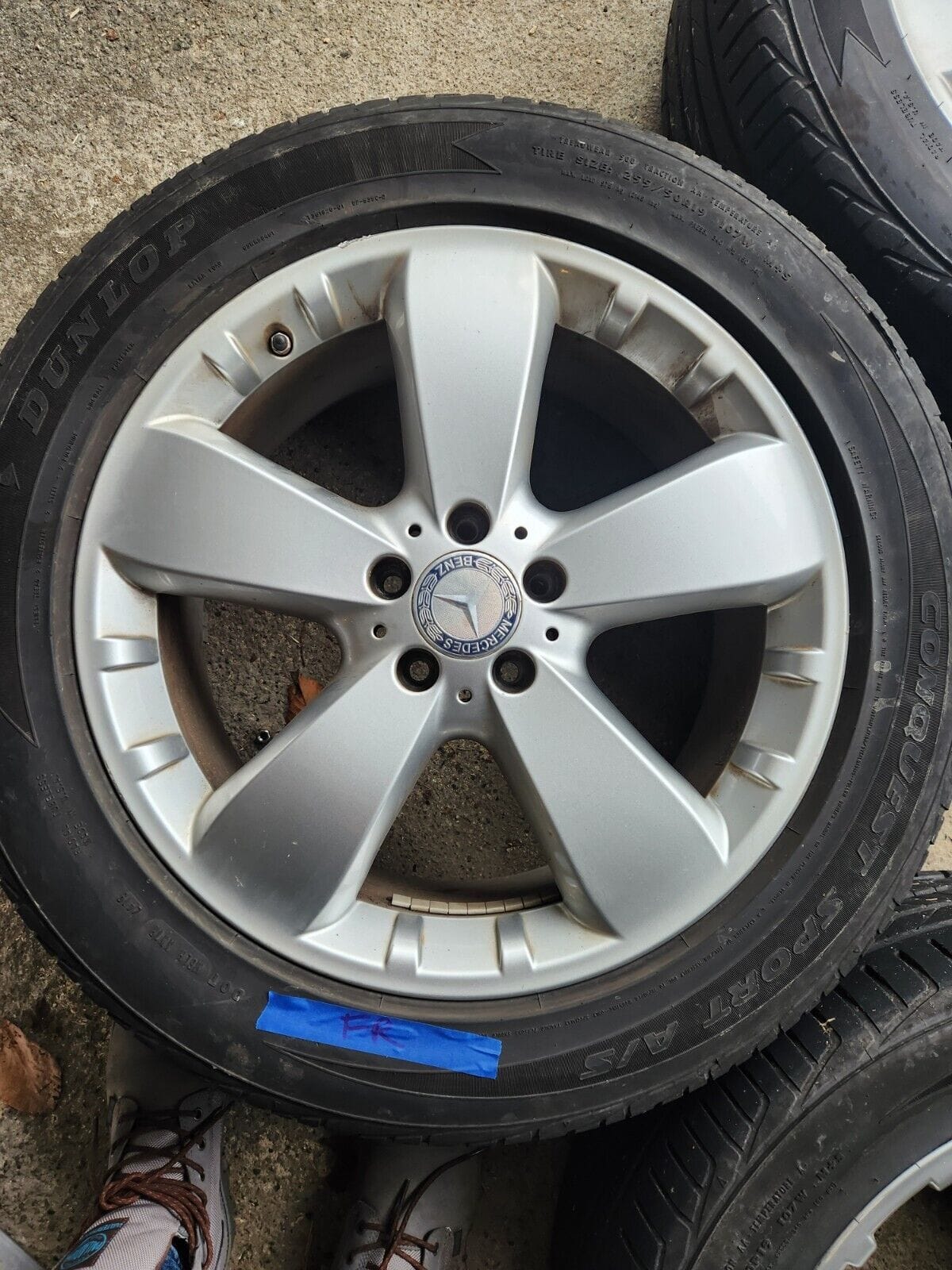 Wheels and Tires/Axles - Mercedes Benz Wheels and tires 19" ML350 W164 OEM Good condition! - Used - 2003 to 2015 Mercedes-Benz ML350 - Sudbury, MA 01776, United States