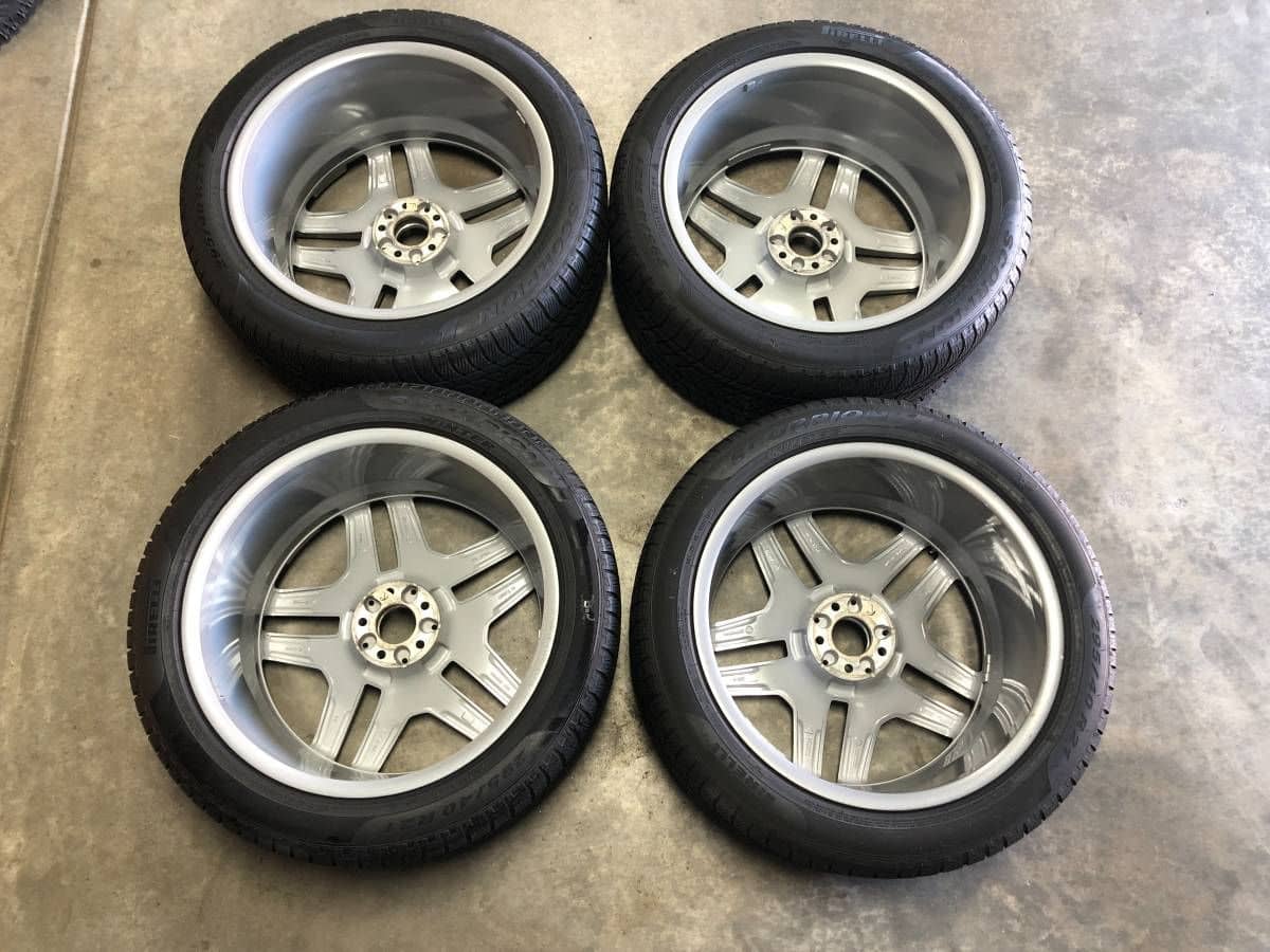 Wheels and Tires/Axles - AMG Mercedes GL GLS 21" Factory wheels w/ Perelli Winter tires X166 500 miles MINT! - Used - 2012 to 2019 Mercedes-Benz GLE63 AMG - Erie, CO 80516, United States