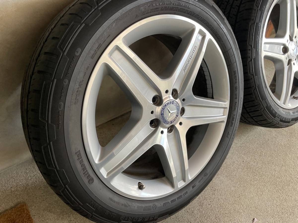 Wheels and Tires/Axles - 19" 5 spoke AMG Wheels and Tires from GLK - Used - 2010 to 2015 Mercedes-Benz GLK250 - Venice, CA 90291, United States