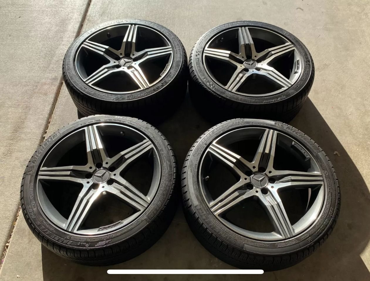 Wheels and Tires/Axles - W222 S63 AMG Wheels Tires OEM 20" 5 spoke - Used - 2014 to 2020 Mercedes-Benz S63 AMG - Scottsdale, AZ 85255, United States