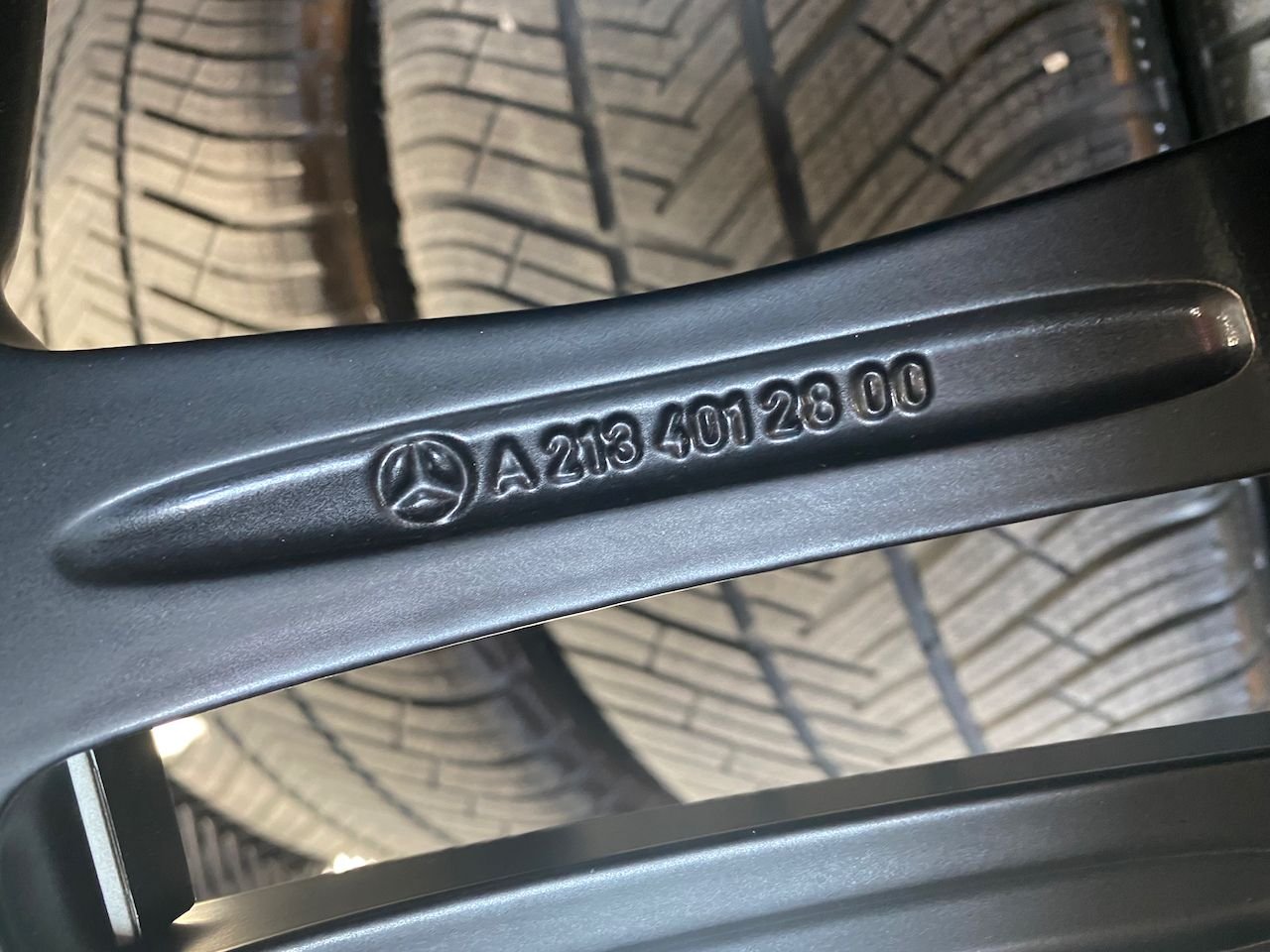 Wheels and Tires/Axles - 20" Mercedes AMG E63 E63S Wheels Rims OEM SET of 4 Black + Michelin Winter Tires - New - 2018 to 2020 Mercedes-Benz E63 AMG S - Olathe, KS 66062, United States