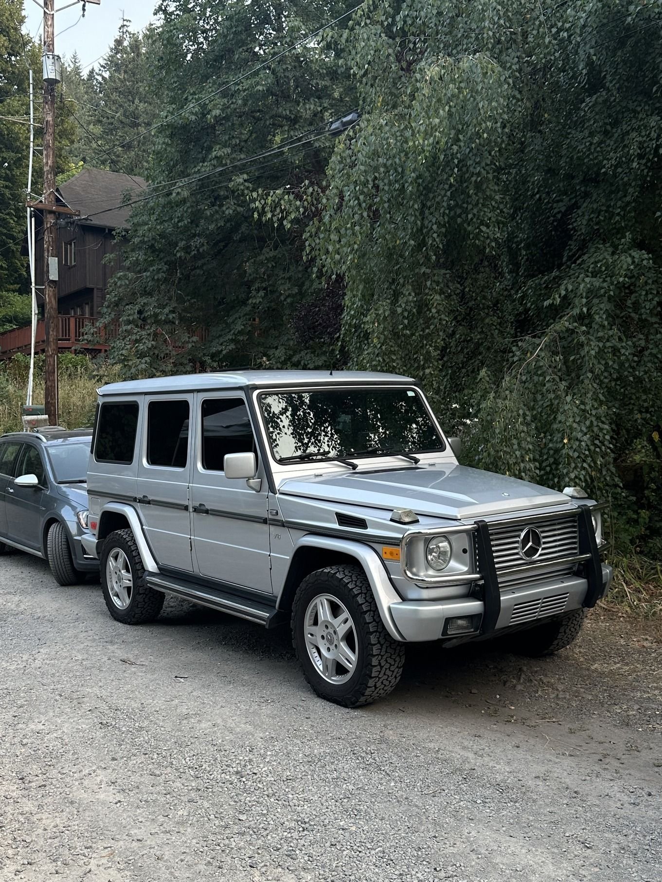 2002 Mercedes-Benz G500 - Gauging interest: 2002 G500 - Used - VIN WDCYR49E72X134474 - 117,250 Miles - 8 cyl - 4WD - Automatic - SUV - Silver - Portland, OR 97209, United States