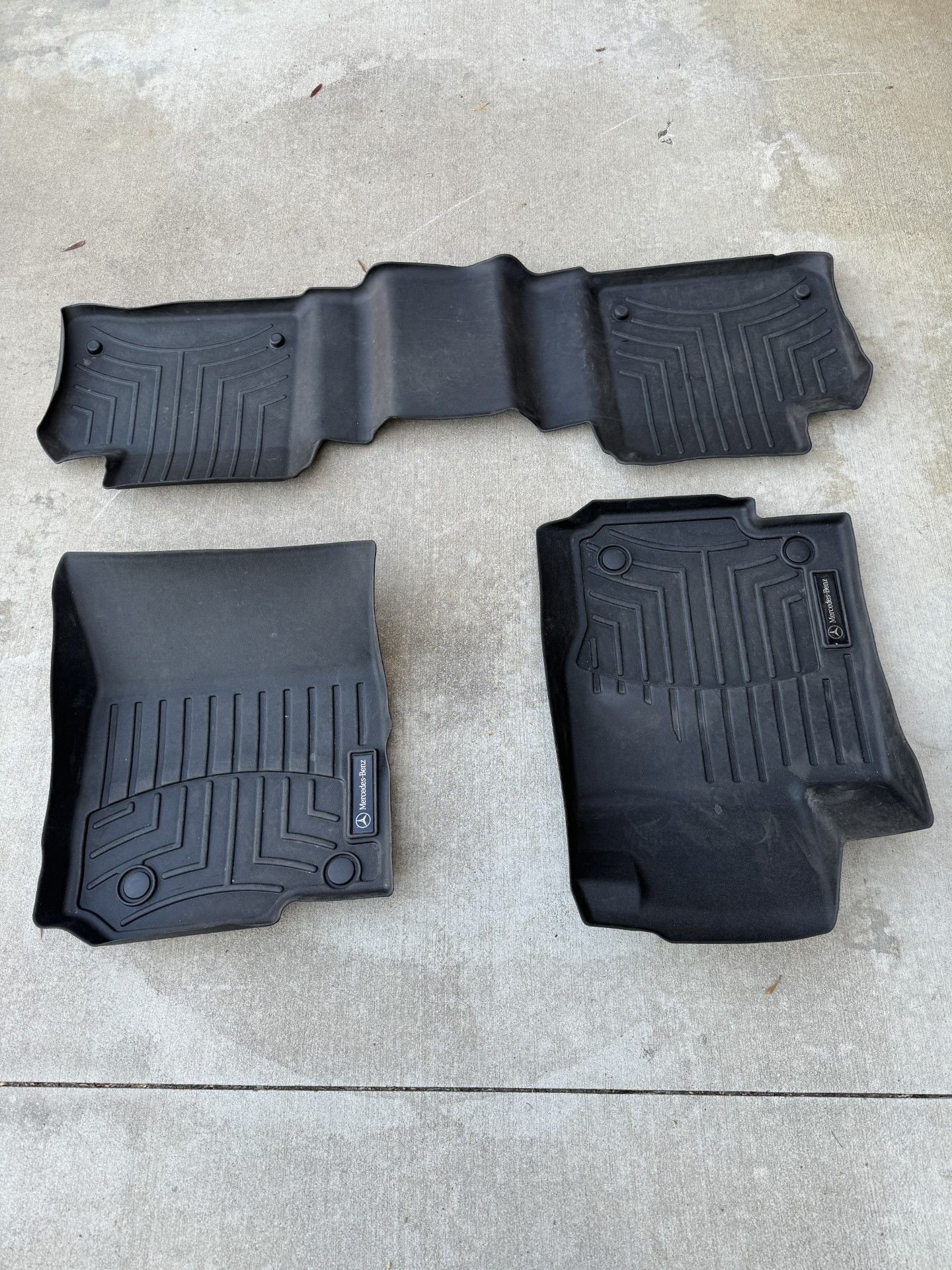 Interior/Upholstery - Heavy Duty / All Weather rubber mats for GLS63 ($200+ new) - Used - 2015 to 2018 Mercedes-Benz GLS-Class - Riverside, CA 92508, United States