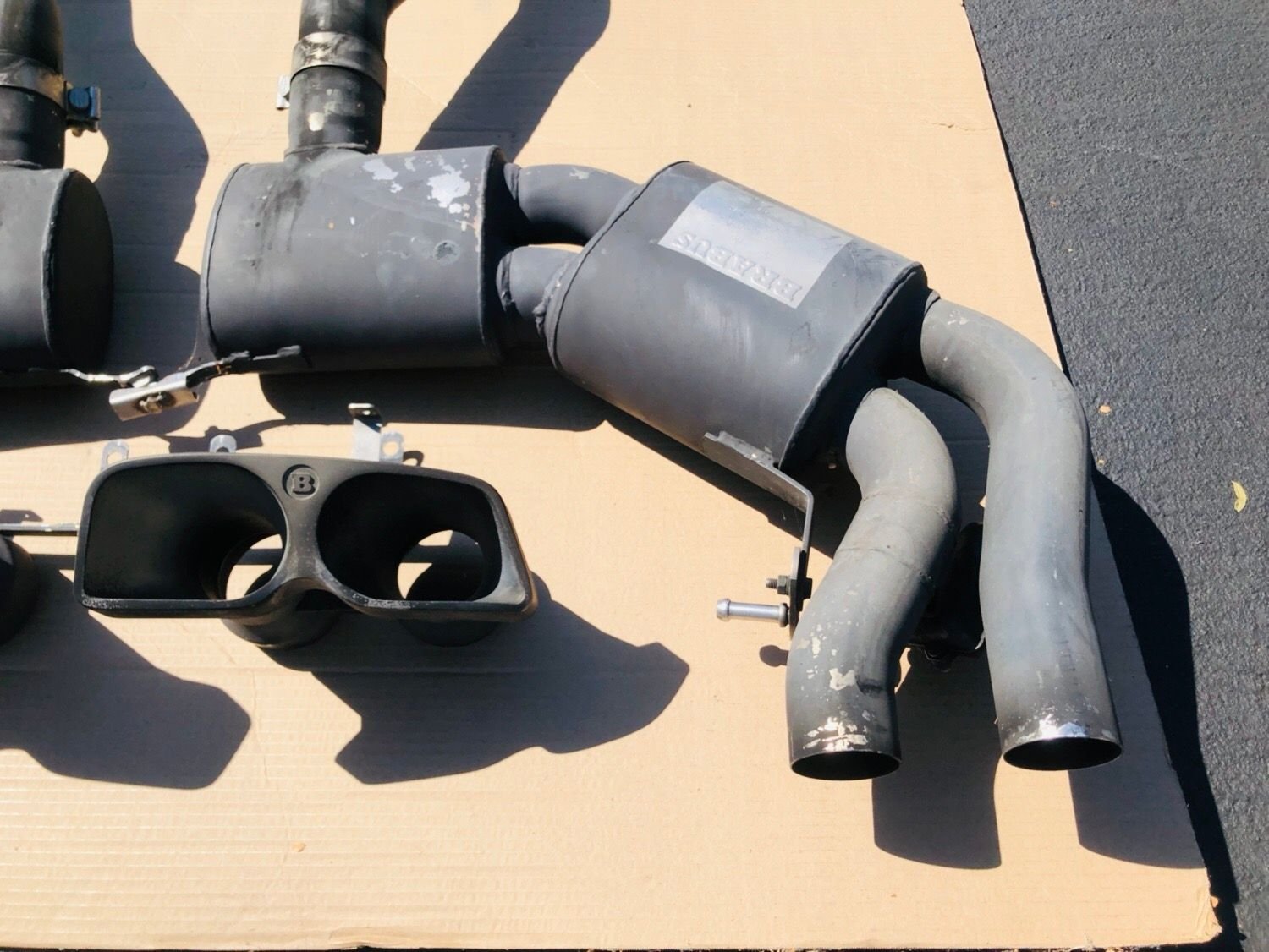 Engine - Exhaust - FS: Brabus electronica valve control exhaust system with diffuser and trunk spoiler - Used - 2014 to 2020 Mercedes-Benz S63L AMG - Diamond Bar, CA 91765, United States