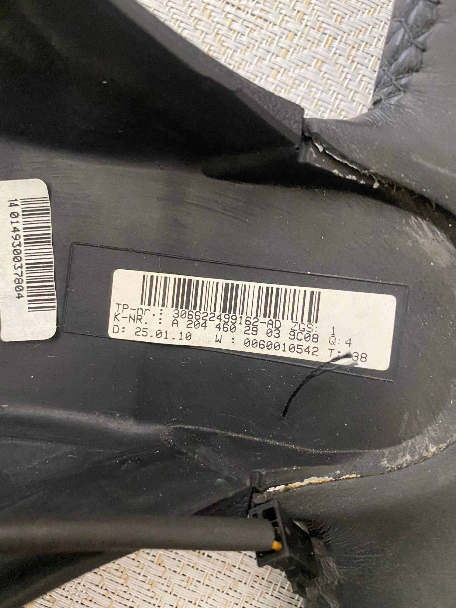 Interior/Upholstery - C63 W204 P30 Alcantera Steering Wheel - Used - 2008 to 2011 Mercedes-Benz C63 AMG - Palm Springs, CA 92240, United States