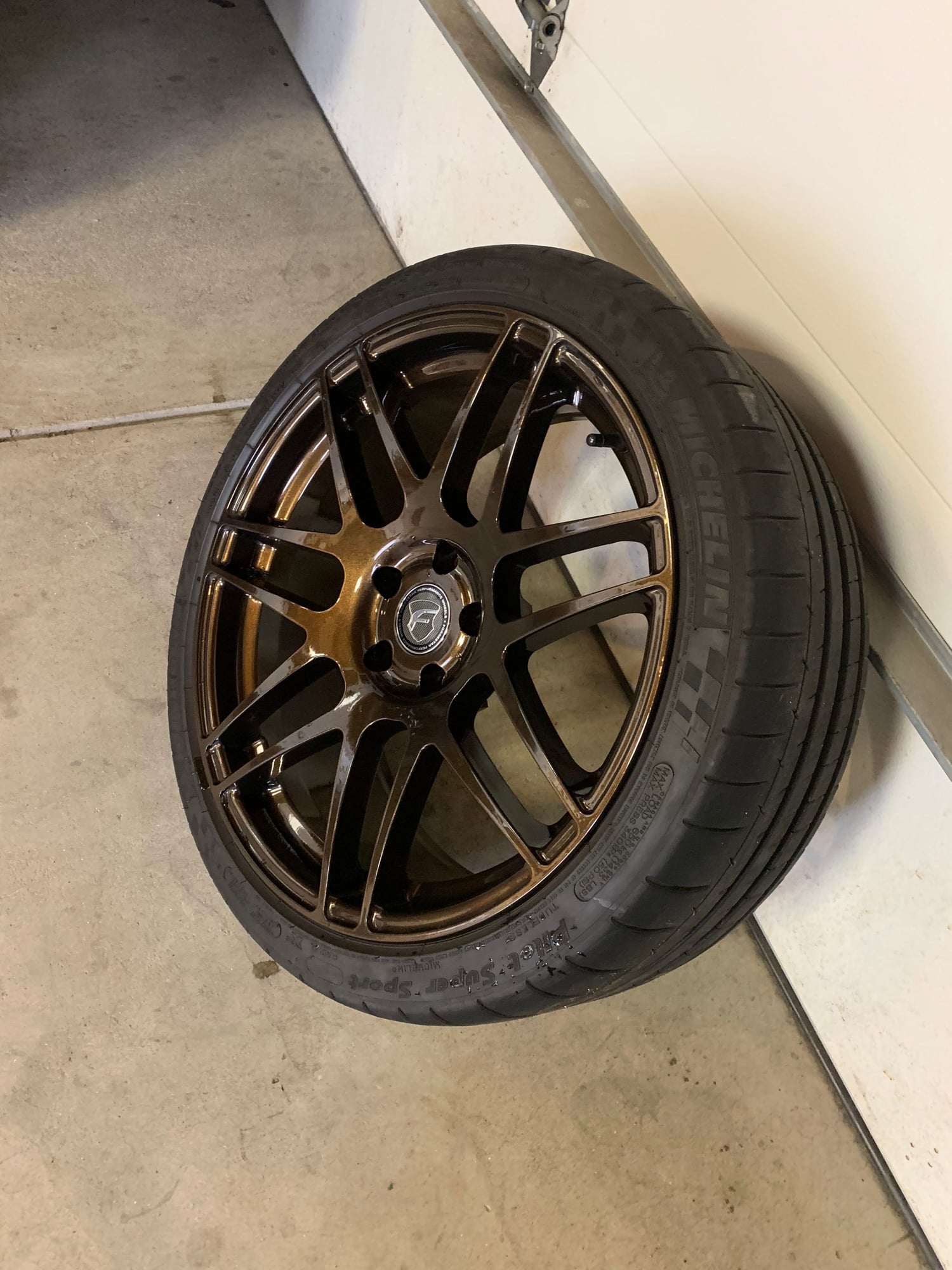 Wheels and Tires/Axles - 19" Forgestar F14 *Bronze Burst* Michelin Pilot Super Sport - Used - Harwood Heights, IL 60706, United States