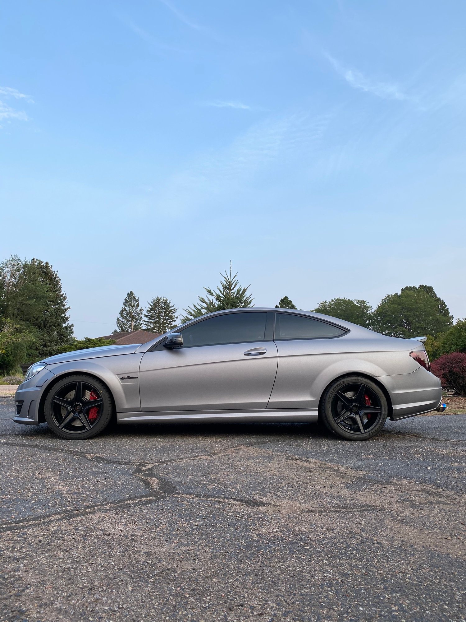 2013 Mercedes-Benz C63 AMG - 2013 C63 for sale - Used - VIN WDDGJ7HBXDG041765 - 60,000 Miles - 8 cyl - 2WD - Automatic - Coupe - Silver - Colorado Springs, CO 80904, United States