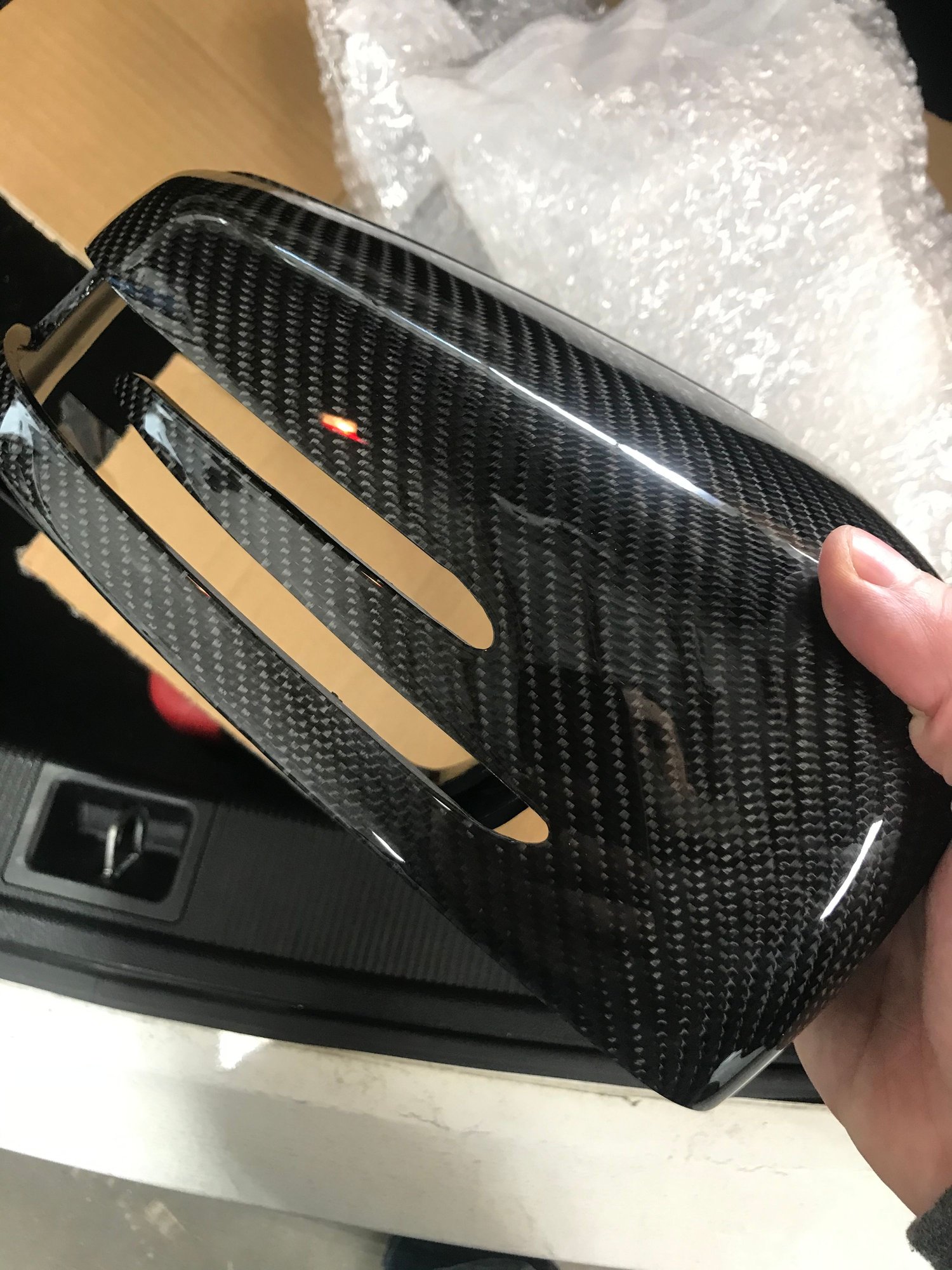 Exterior Body Parts - W204 Carbon fiber side mirror caps - New - 2012 to 2014 Mercedes-Benz C300 - Bronx, NY 10466, United States