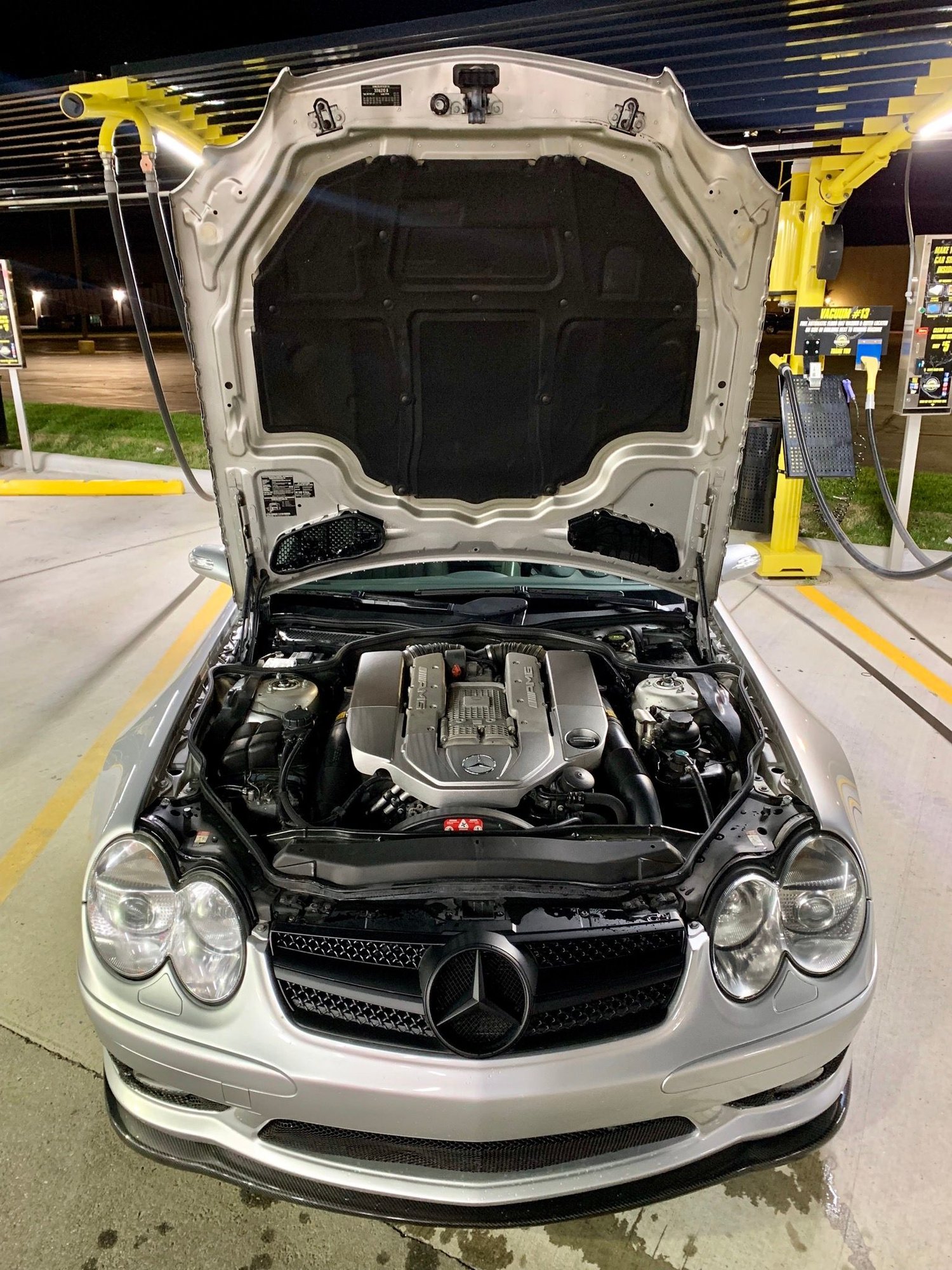 2004 Mercedes-Benz SL55 AMG - 2004 Mercedes-Benz SL55 AMG nicely modded - Used - VIN WDBSK74FX4F066129 - 113,100 Miles - 8 cyl - 2WD - Automatic - Convertible - Silver - New Baltimore, MI 48047, United States