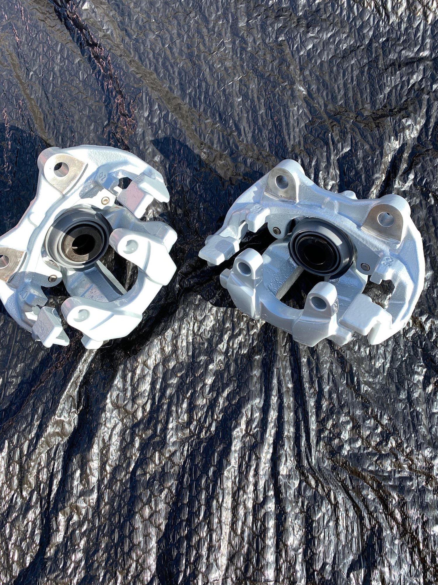 Brakes - W221 Chassis rear brake calipers power coated - Used - Sonoma, CA 95476, United States