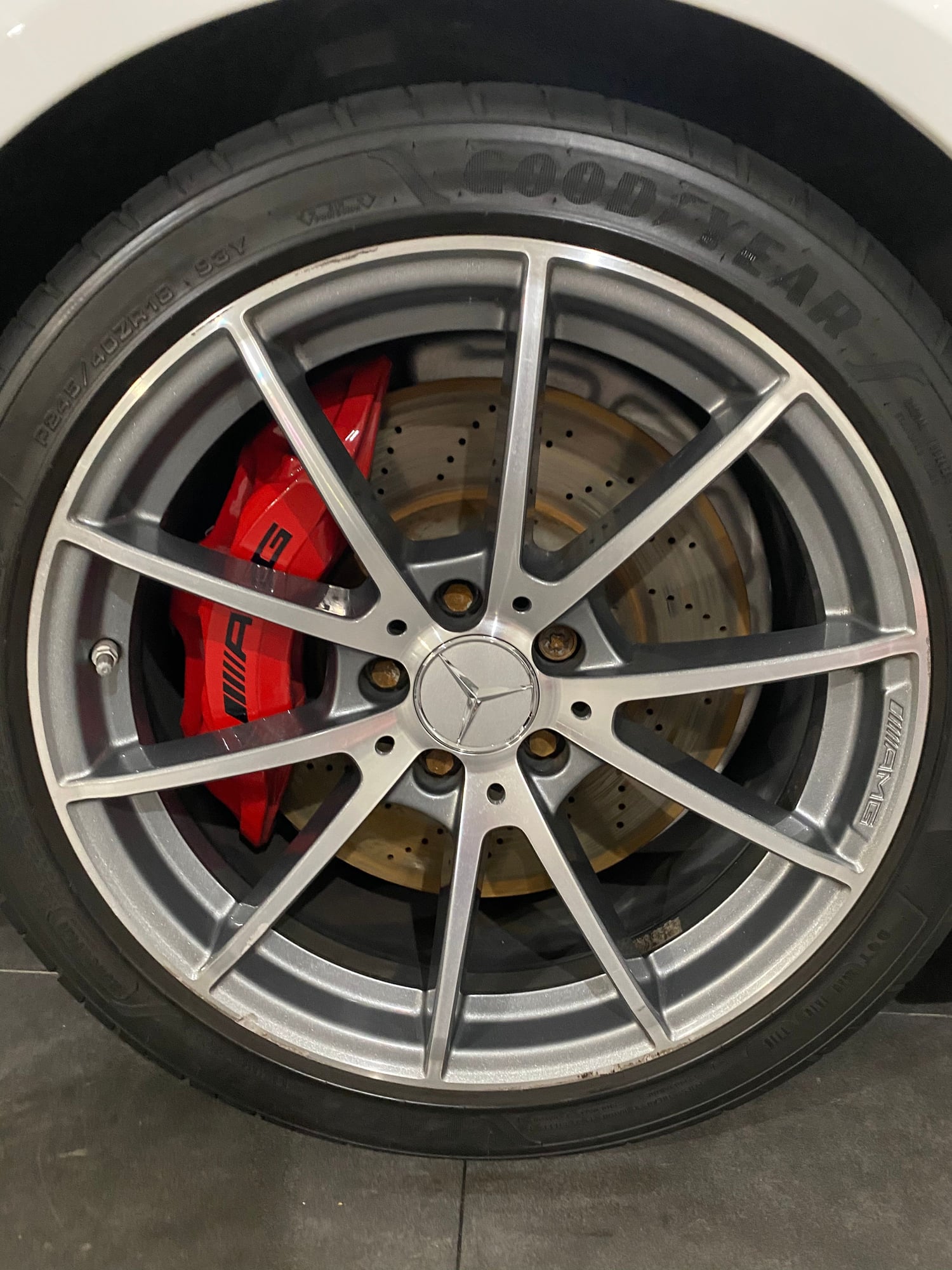 Wheels and Tires/Axles - Mercedes C63 AMG Forged Wheels + Tires OEM - Used - 2008 to 2020 Mercedes-Benz C63 AMG - Fountain Valley, CA 92708, United States