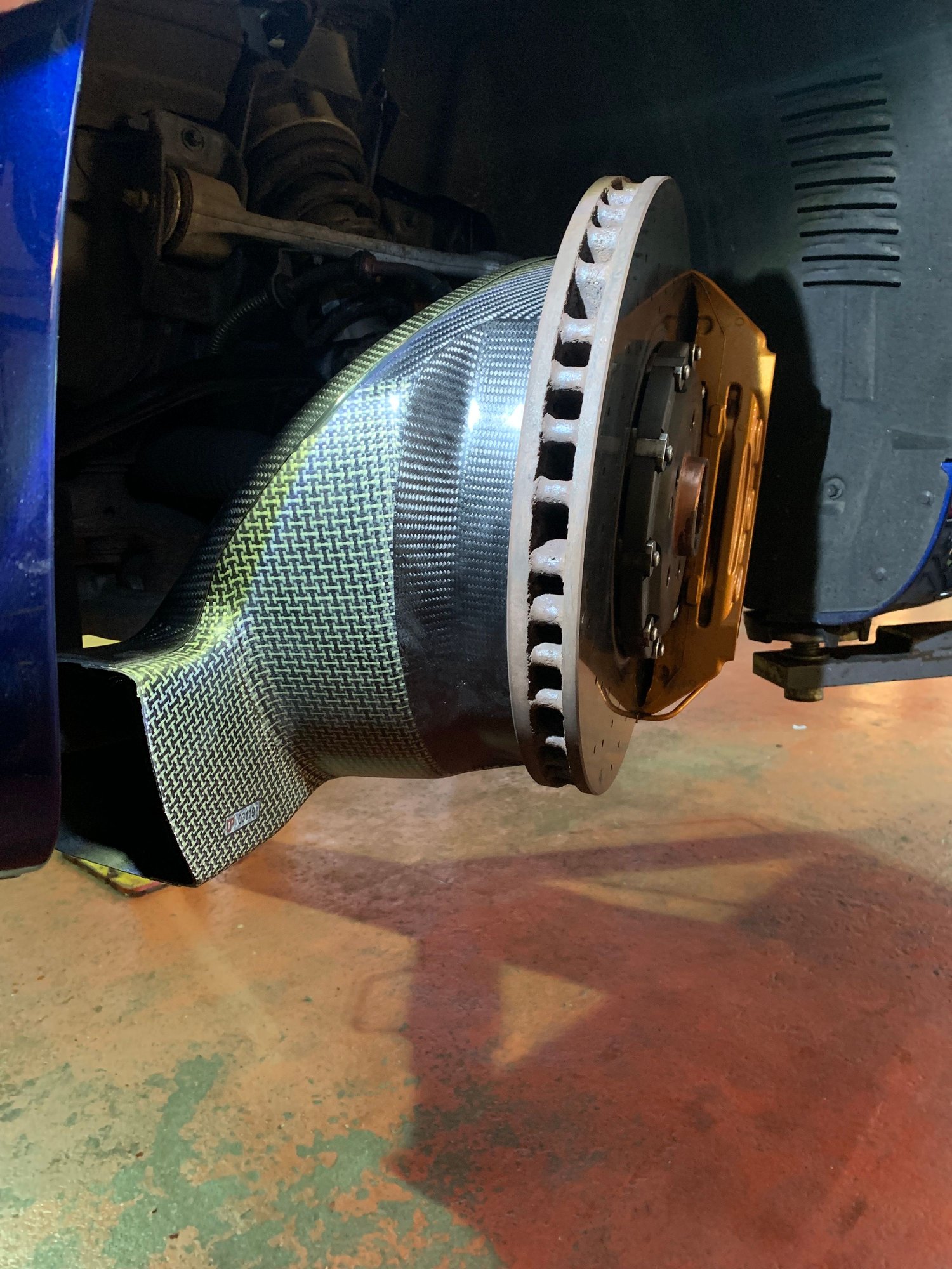 TIKT CARBON FIBER BRAKE COOLING KIT FOR AMG GTR Forums