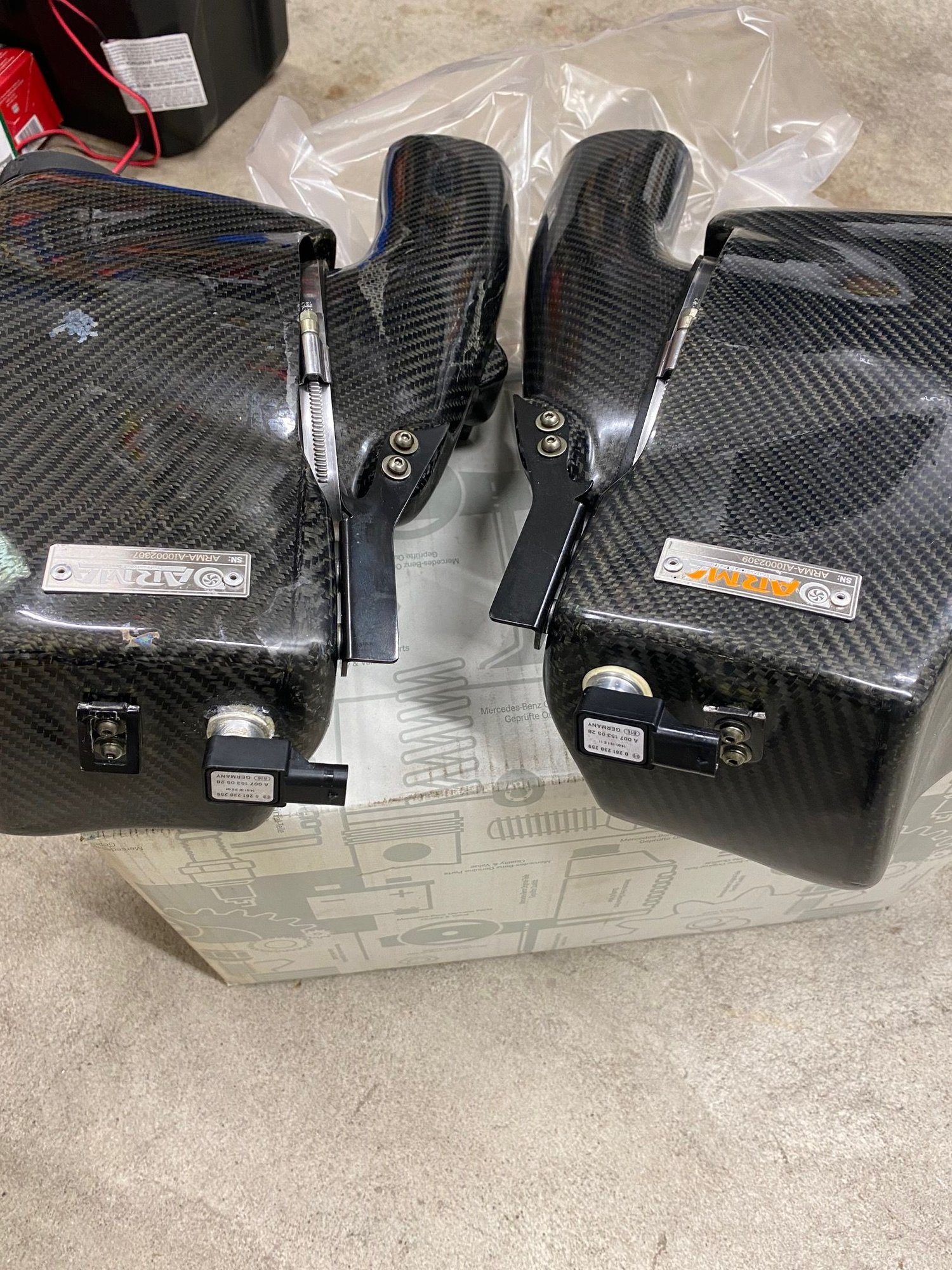 Engine - Intake/Fuel - Armaspeed Carbon Fiber Air Intake - Used - 2012 to 2016 Mercedes-Benz E63 AMG S - Lafayette, CA 94549, United States