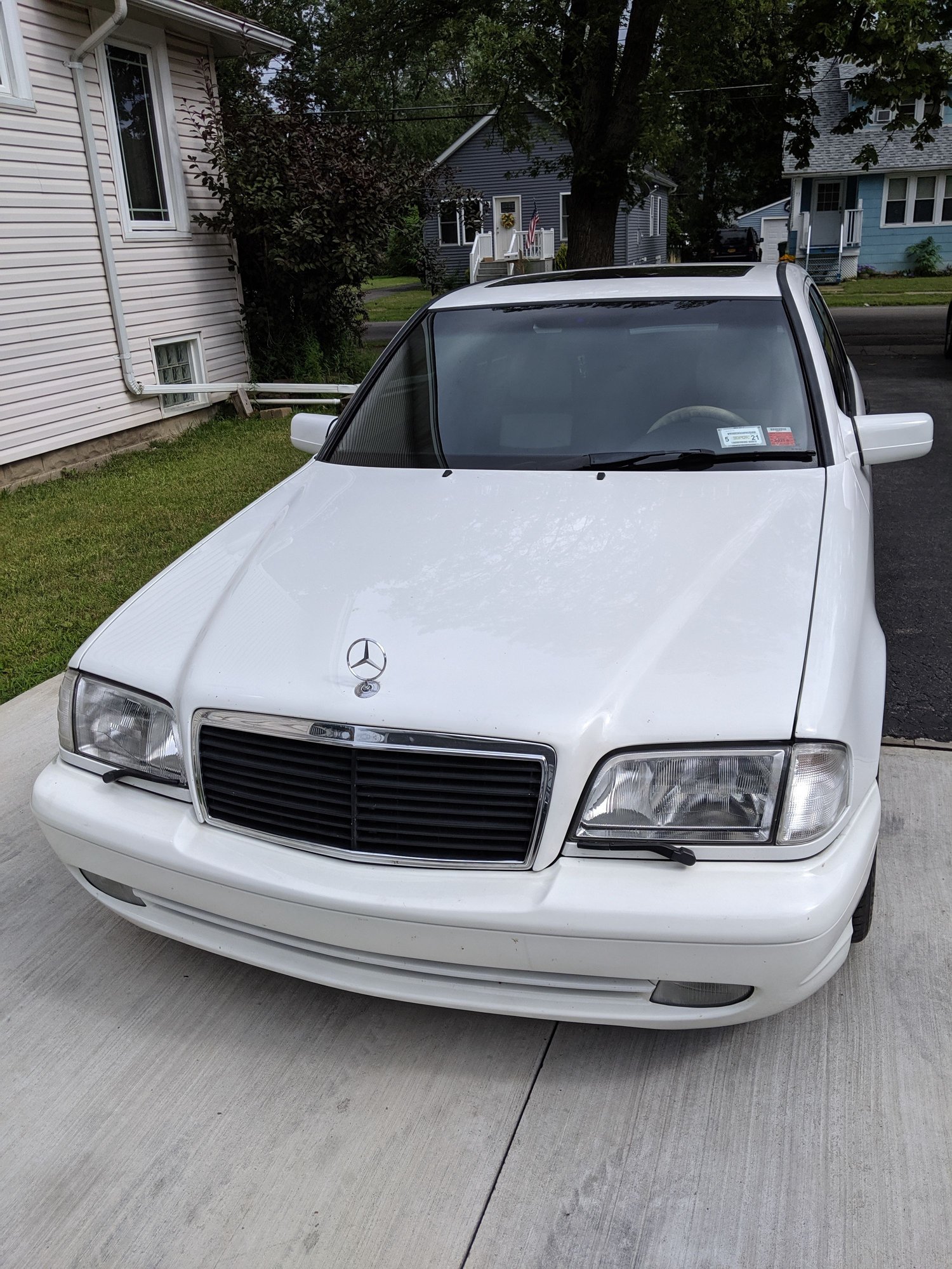 1999 Mercedes-Benz C43 AMG - 1999 c43 AMG low miles - Used - VIN Wdbha33g3xf846171 - 93,050 Miles - 8 cyl - 2WD - Automatic - Sedan - White - Buffalo, NY 14120, United States