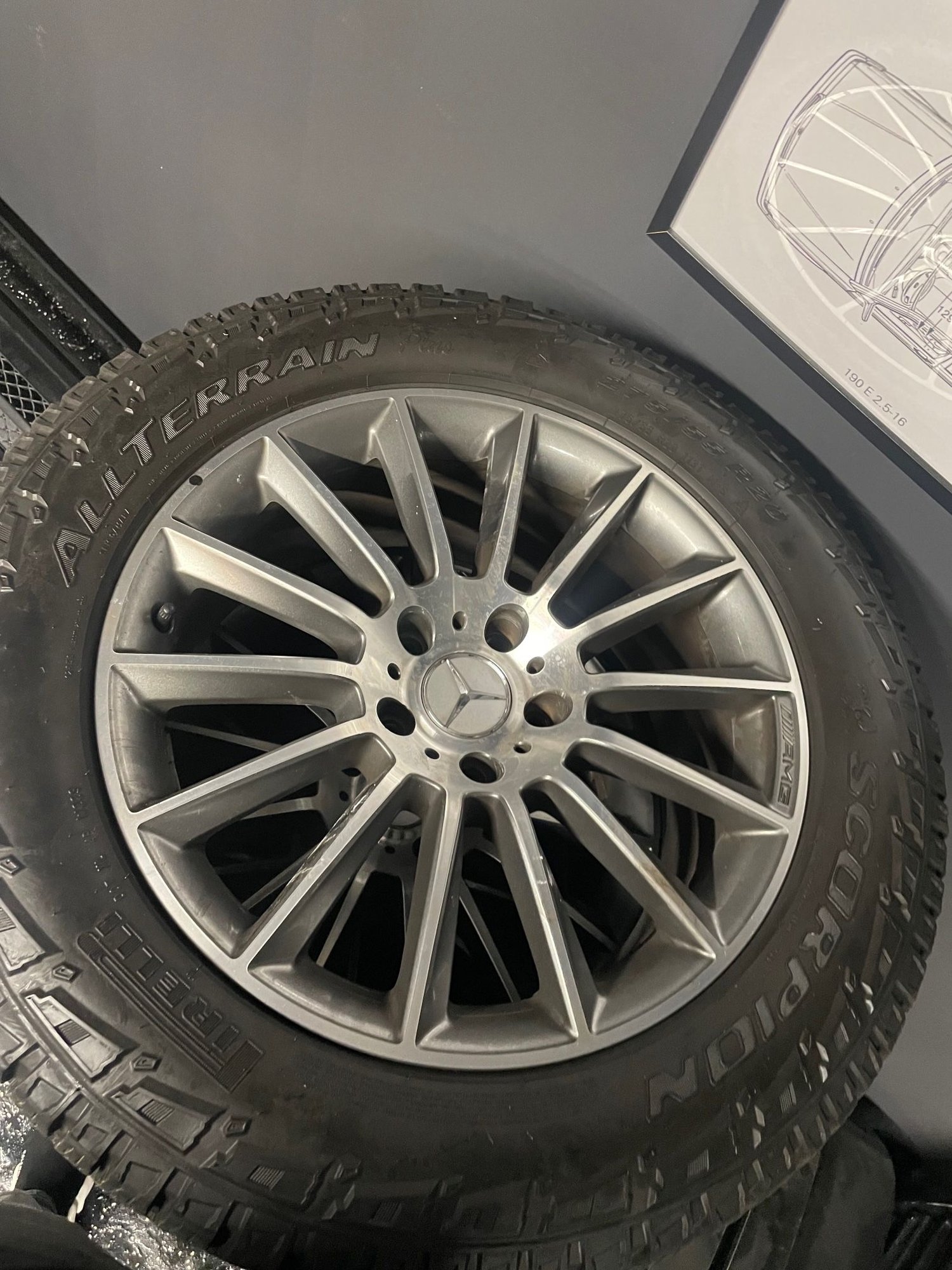 Wheels and Tires/Axles - W463a G550 AMG 20" Wheels and Off Road Tires - Used - 2001 to 2021 Mercedes-Benz G550 - Houston, TX 77077, United States