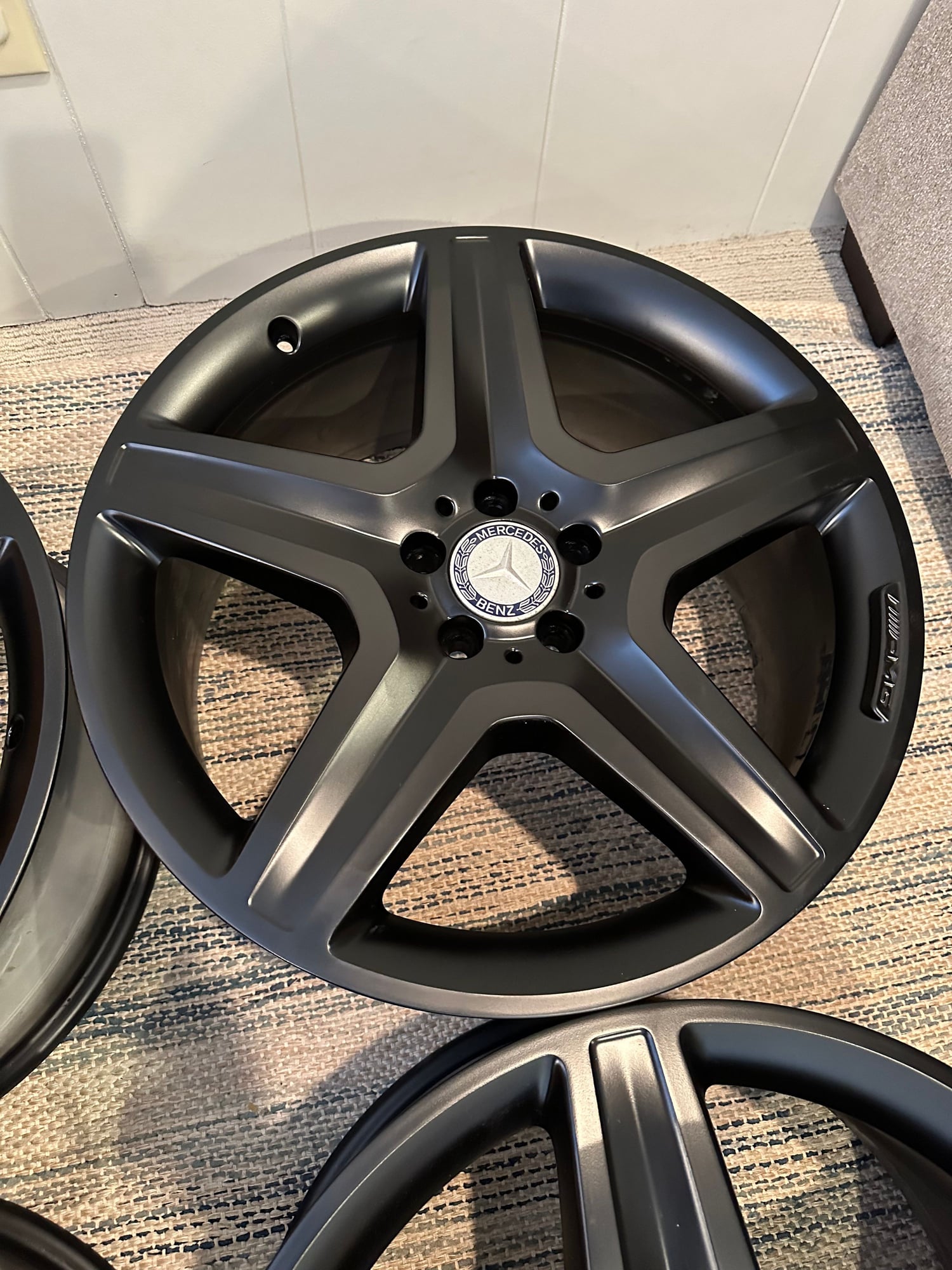 Wheels and Tires/Axles - 20" OEM Mercedes Benz GL ML AMG Wheels - Like NEW - Satin Black - Used - 0  All Models - Plymouth, MN 55447, United States