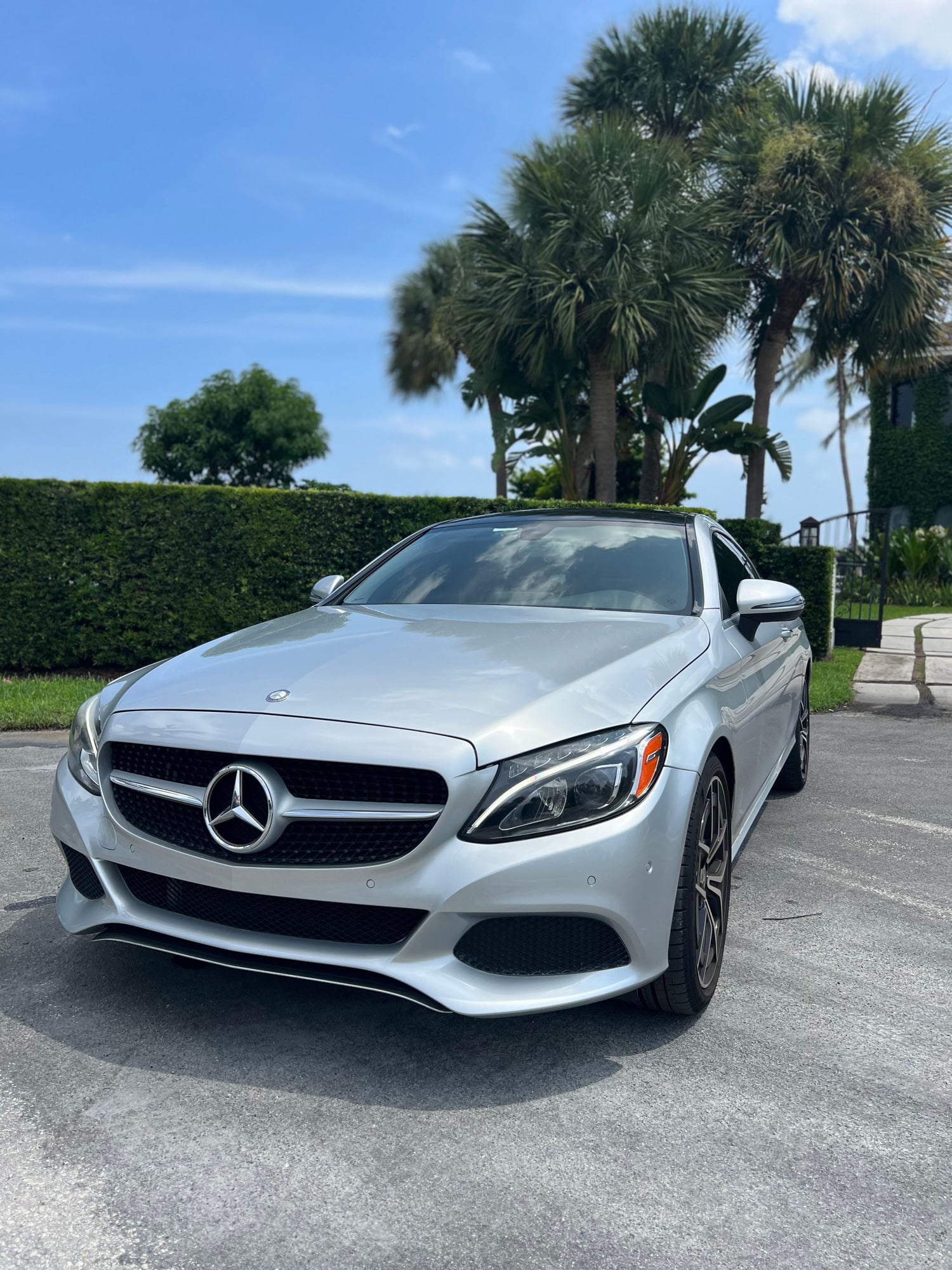 2017 Mercedes-Benz C300 - 2017 C300 Coupe 4Matic In SoFLo - Used - VIN WDDWJ4KB4HF36444 - 40,586 Miles - 4 cyl - AWD - Automatic - Coupe - Silver - Hallandale Beach, FL 33009, United States