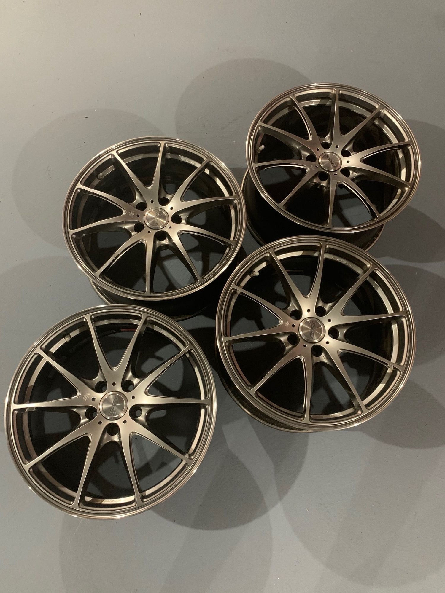 Wheels and Tires/Axles - Volk Racing G25 FORGED - Mercury Silver - 5x112 - 18 x 8 +35 18 x 9 +45 - Used - 0  All Models - Toronto, ON L4G1A6, Canada