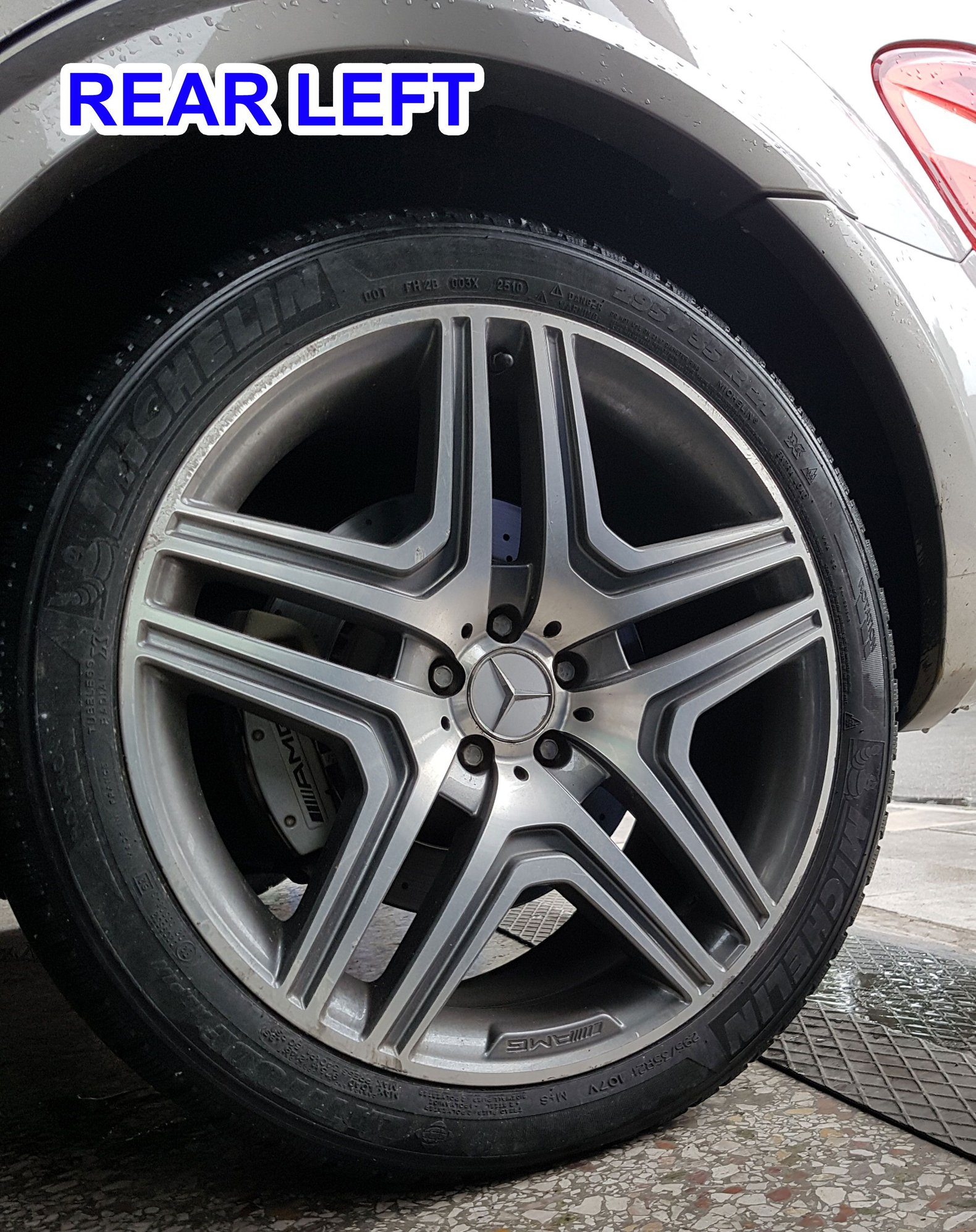 Wheels and Tires/Axles - Set of 4x Genuine AMG 21 Inch A1644015502 Need Repair - Used - 2006 to 2011 Mercedes-Benz ML63 AMG - Athens, Greece