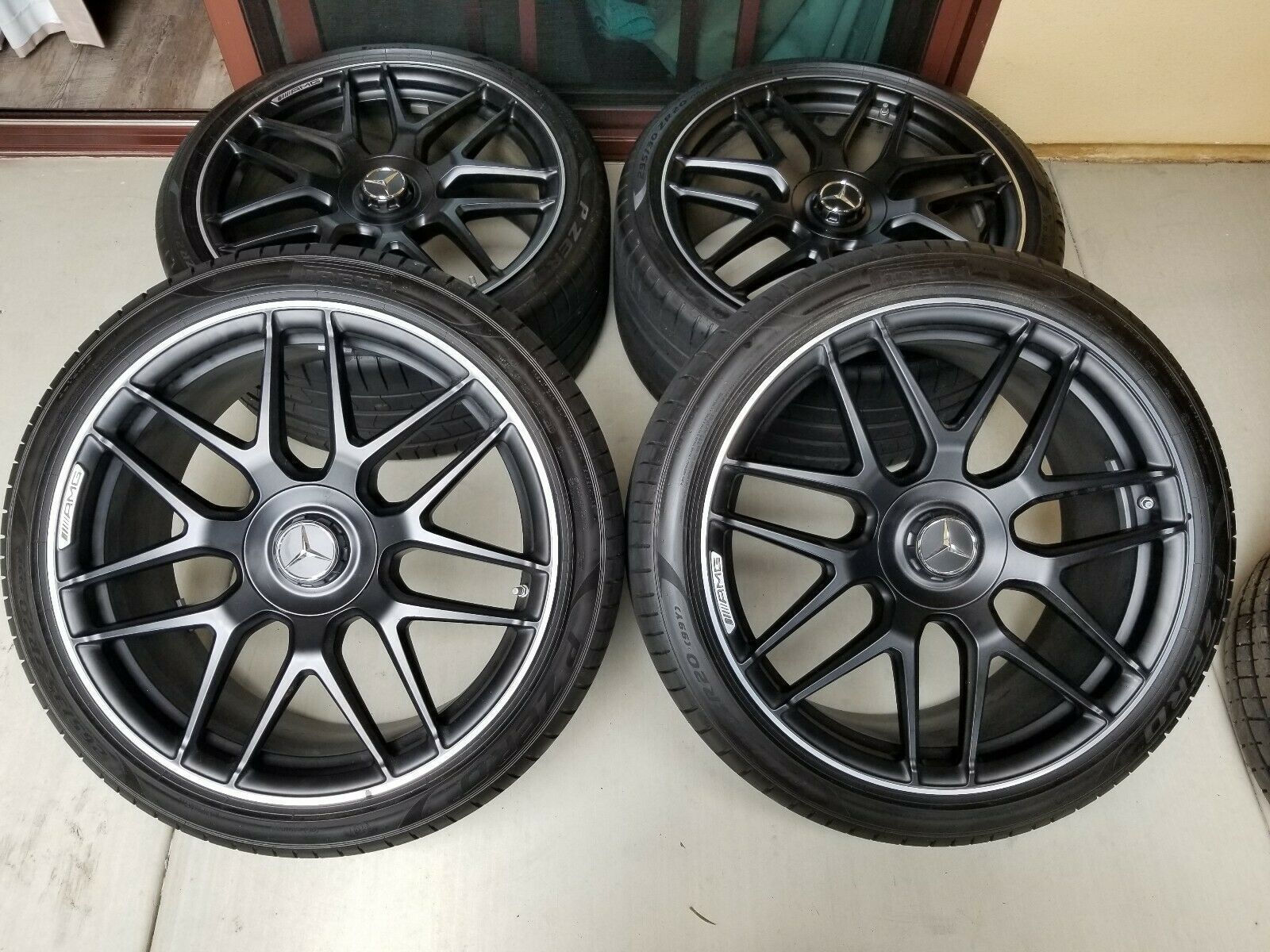 Wheels and Tires/Axles - 20" AMG FORGED BLACK WHEELS & TIRES - Used - Las Vegas, NV 89139, United States