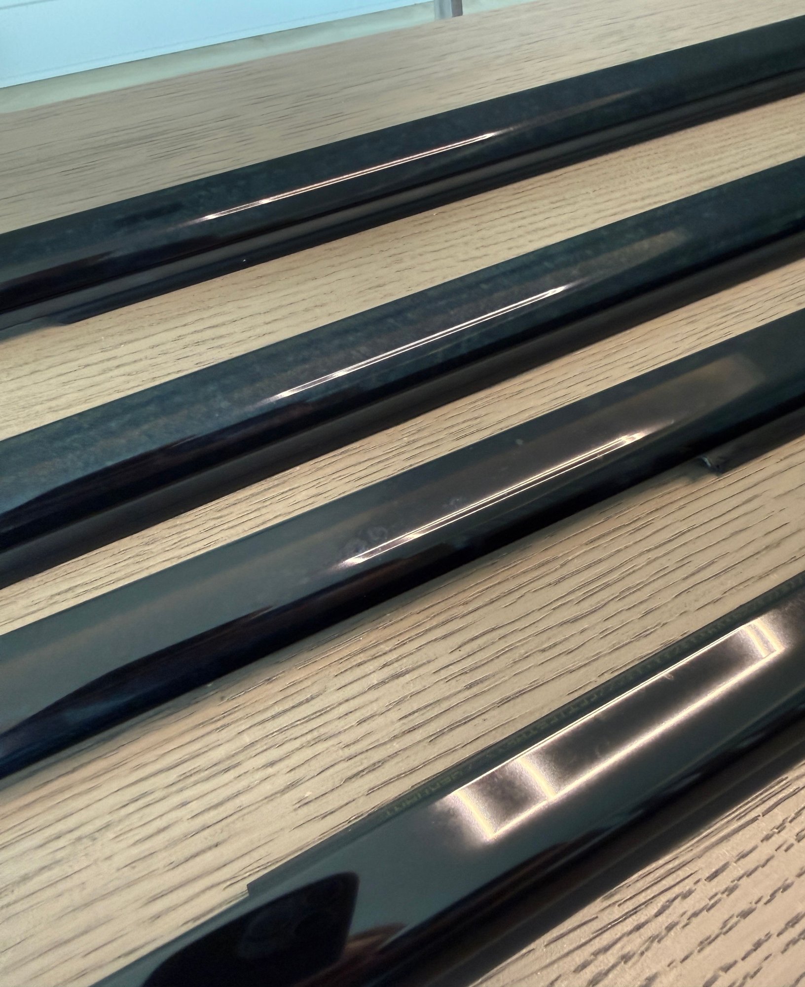 Exterior Body Parts - Full Set of Used OEM W213 E Class Sedan Gloss Black Window Trim - Used - 0  All Models - Port St Lucie, FL 34987, United States