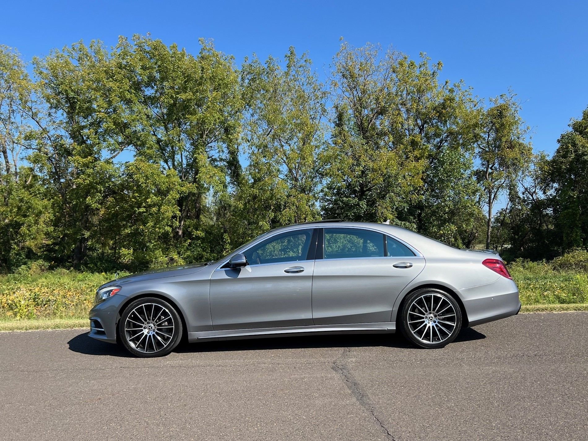 Wheels and Tires/Axles - 2015 Mercedes-Benz S550 AMG Turbine Wheels (20 inch Black & Silver) with TPMS - Used - 2014 to 2017 Mercedes-Benz S550 - Doylestown, PA 18901, United States