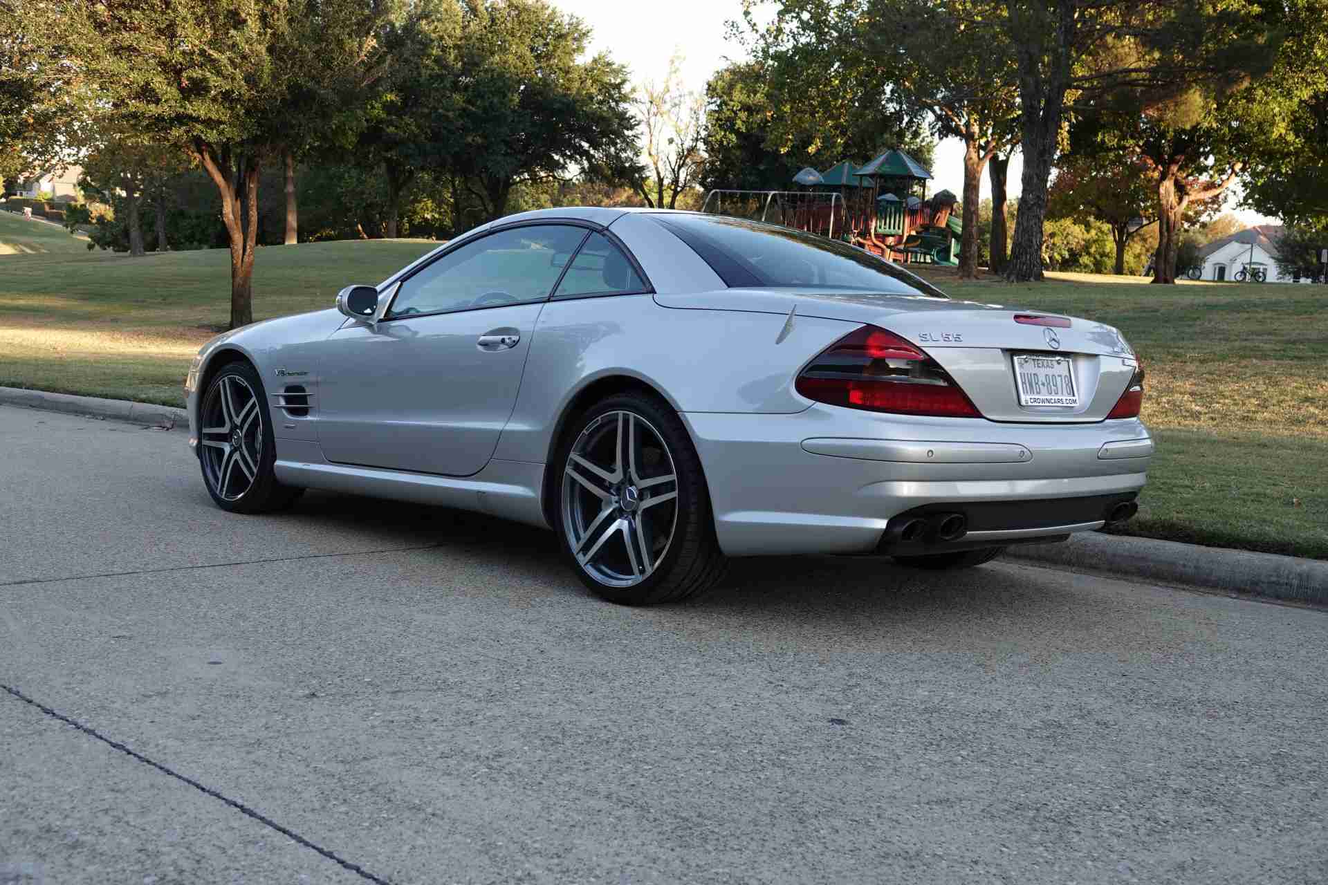 2003 Mercedes-Benz SL55 AMG - auction: 2003 SL55 AMG, RENNtech R1 + airbox, new ABC pump, service history - Used - VIN WDBSK74F23F041756 - 67,900 Miles - 8 cyl - 2WD - Automatic - Convertible - Silver - Dallas, TX 75252, United States
