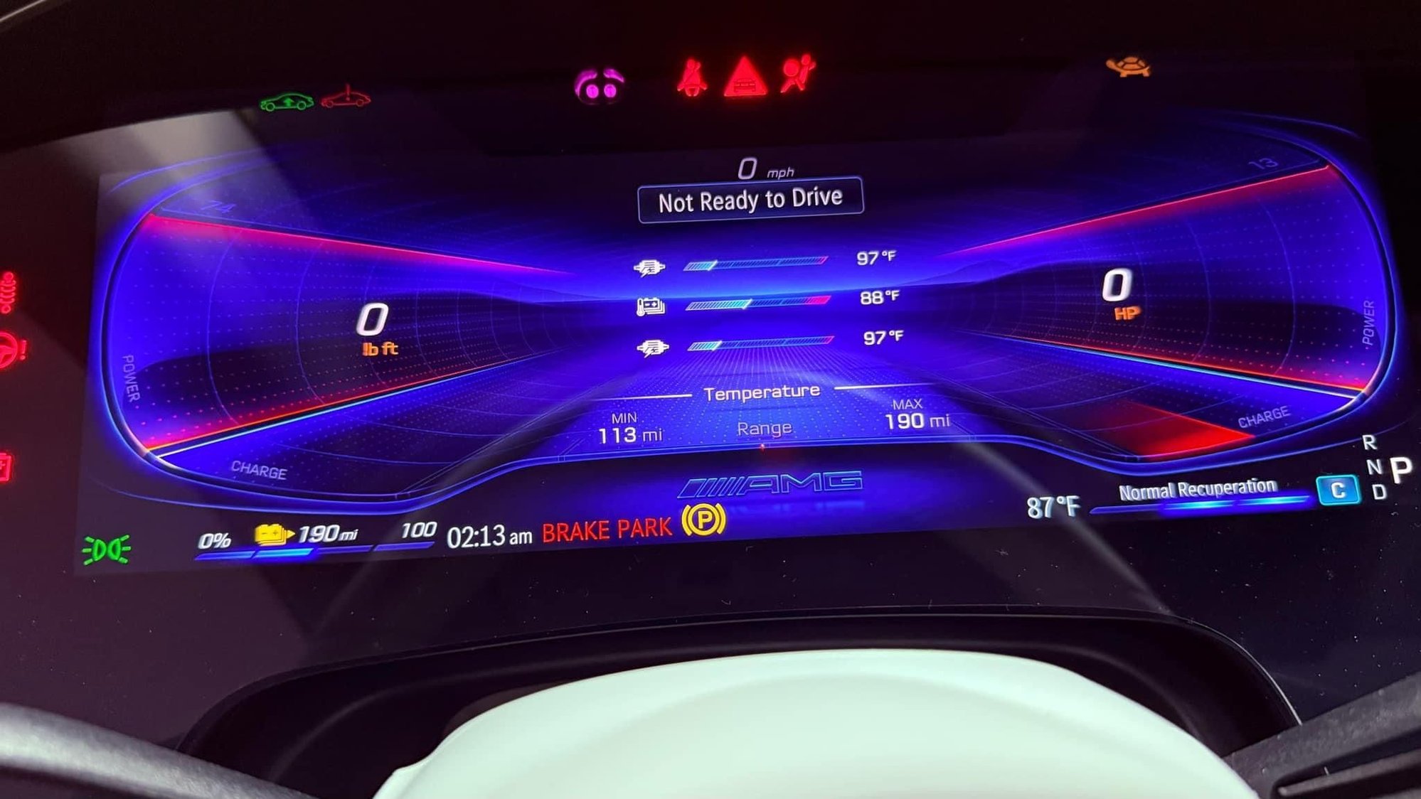 Battery temperature etc 