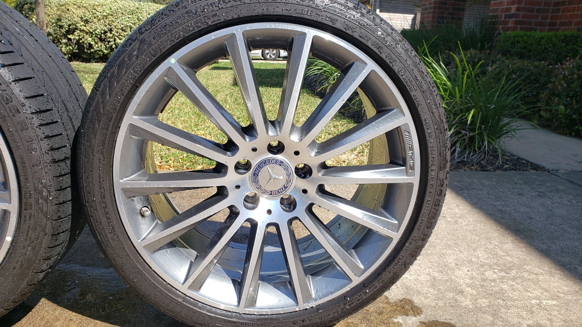 Wheels and Tires/Axles - C450 20 spoke amg wheels and sensor <16miles for sale Austin TX - Used - 2016 Mercedes-Benz C450 AMG - Austin, TX 78739, United States