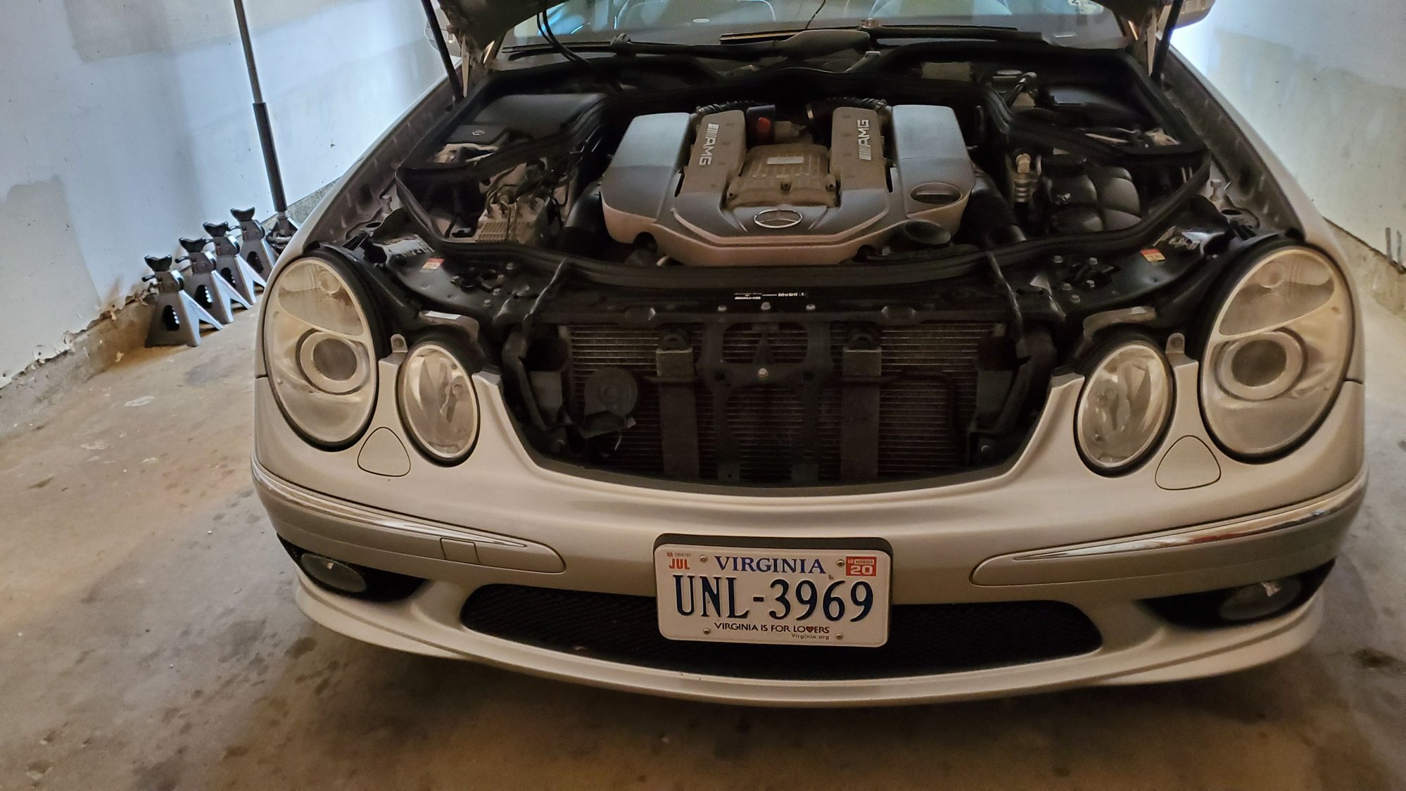 2004 Mercedes-Benz E55 AMG - FS: VA 2004 E55 AMG 82k miles - Used - VIN WDBUF76J94A523931 - 82,000 Miles - 8 cyl - 2WD - Automatic - Sedan - Silver - Alexandria, VA 22304, United States