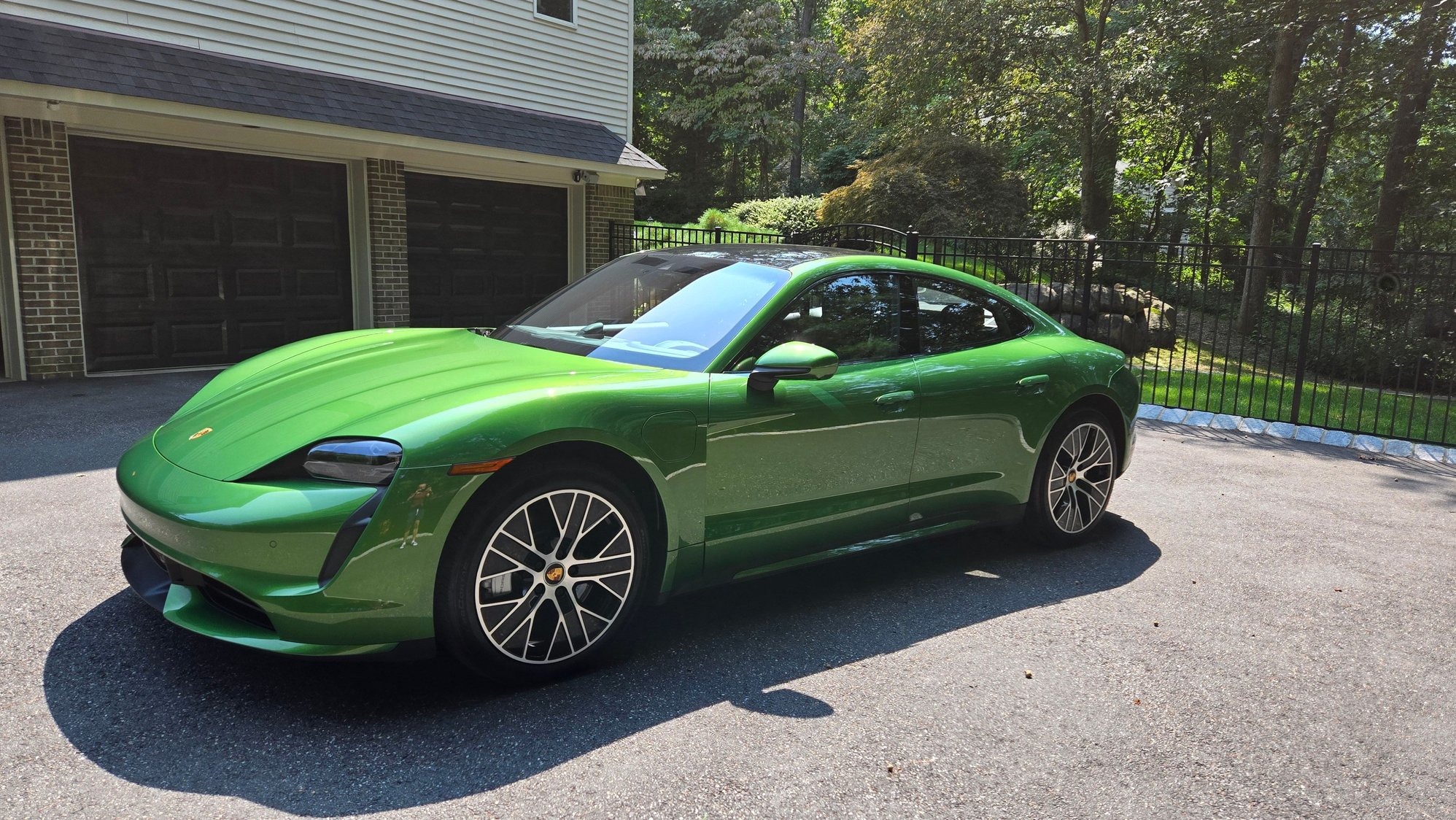 2021 Porsche Taycan - 2021 Taycan Turbo Mamba Green - Used - VIN WP0AC2Y11MSA63464 - 12,500 Miles - Other - AWD - Automatic - Sedan - Other - Franklin Lakes, NJ 07417, United States