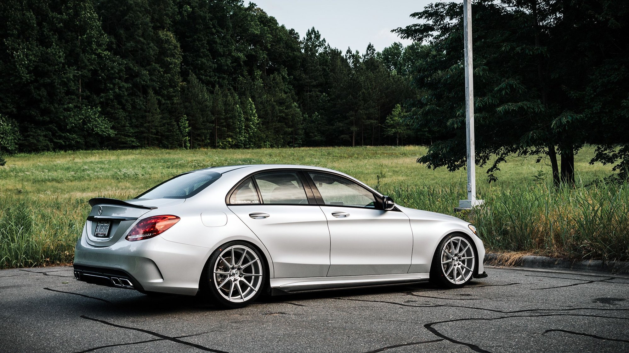 Exterior Body Parts - W205 Carbon Sideskirts and Carbon Lip - Used - 2015 to 2018 Mercedes-Benz C300 - Charlotte, NC 28203, United States