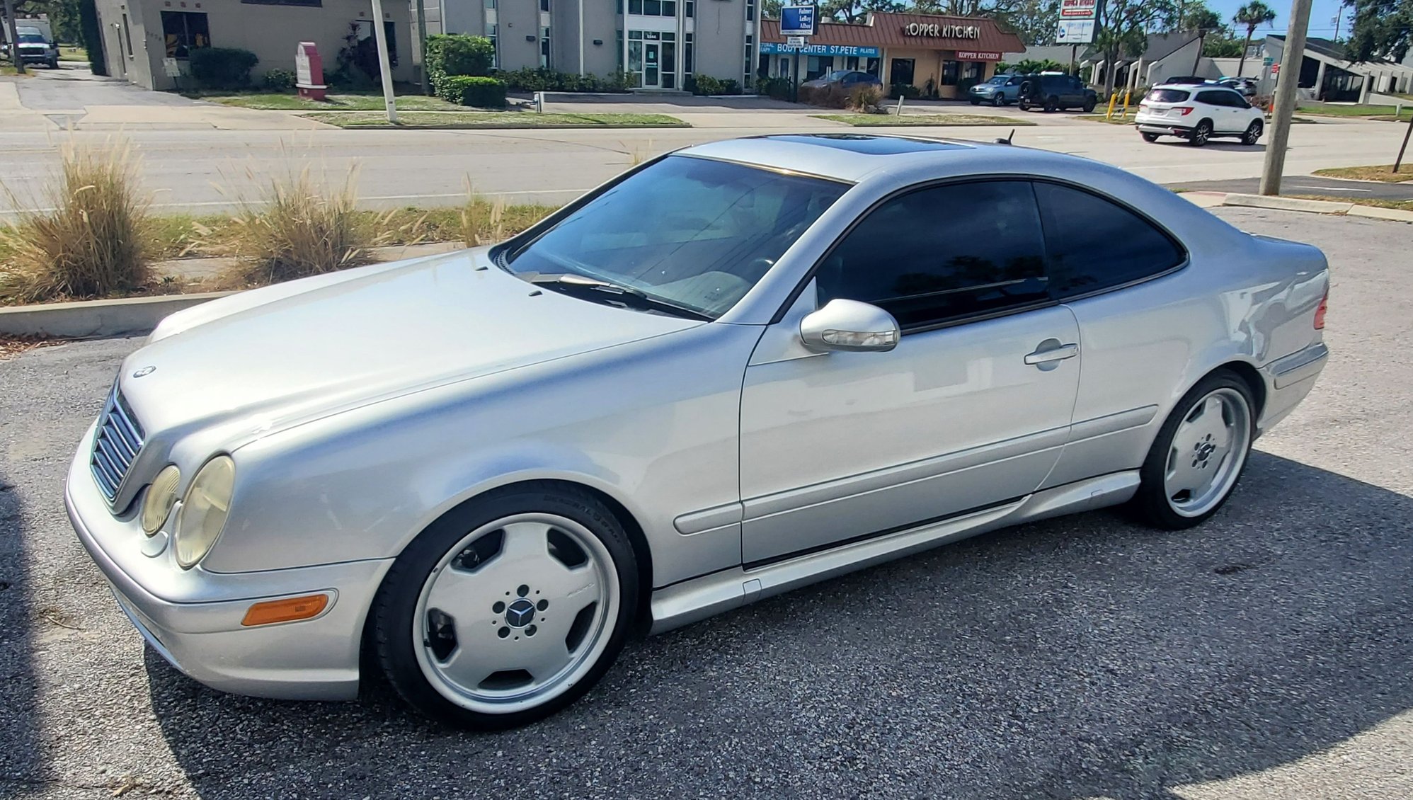 2002 Mercedes-Benz CLK55 AMG - 2002 CLK55 73500 miles! Excellent shape and well maintained. - Used - VIN WDBLJ74G72T111753 - 73,500 Miles - 8 cyl - 2WD - Automatic - Coupe - Silver - Clearwater, FL 33764, United States