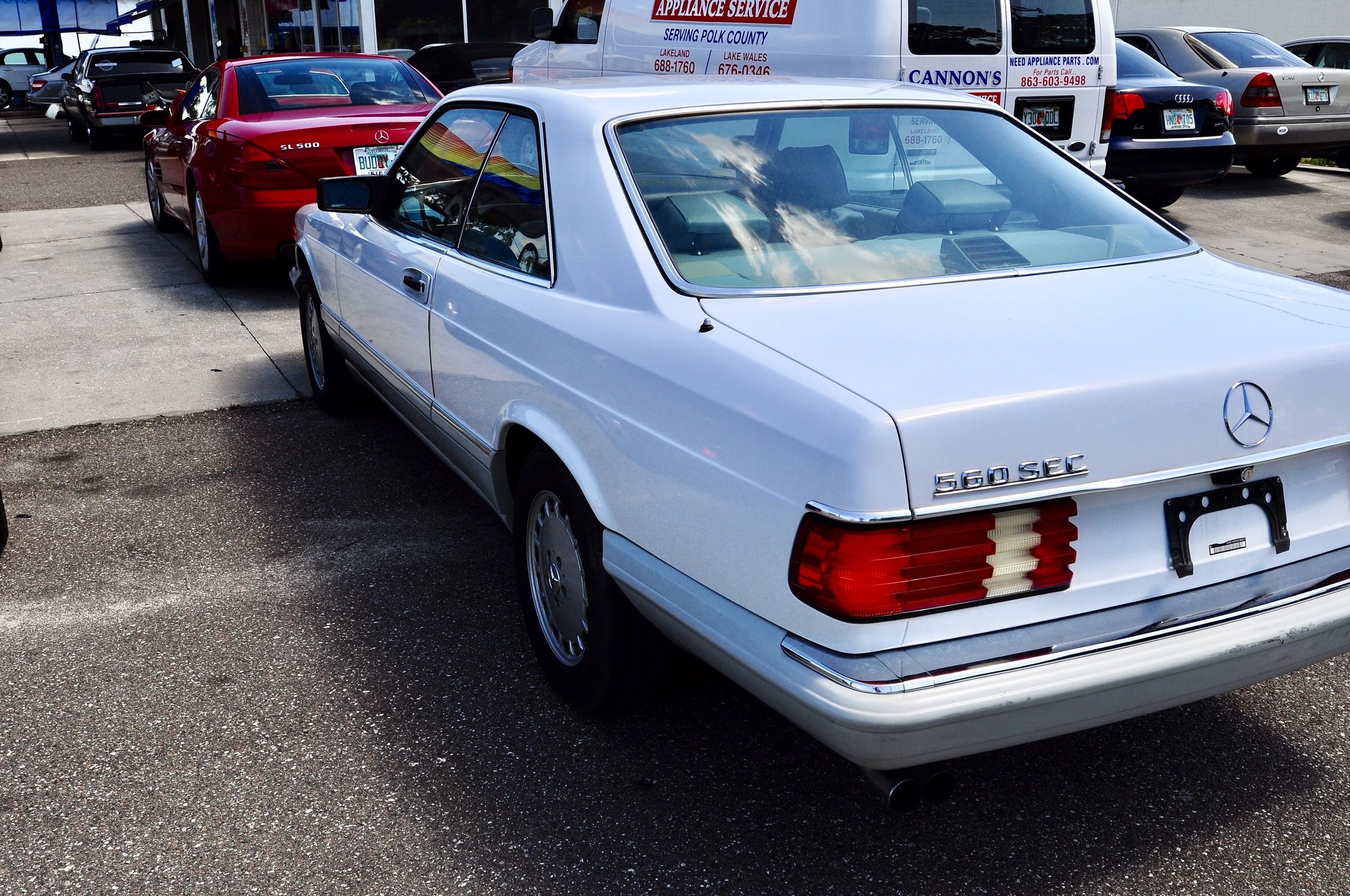 1991 Mercedes-Benz 560SEC - 1991 Mercedes Benz 560SEC only 91k miles 560 SEC - $19250 - Used - VIN WDBCA45E3MA580073 - 91,000 Miles - 8 cyl - 2WD - Automatic - Coupe - White - Lakeland, FL 33813, United States