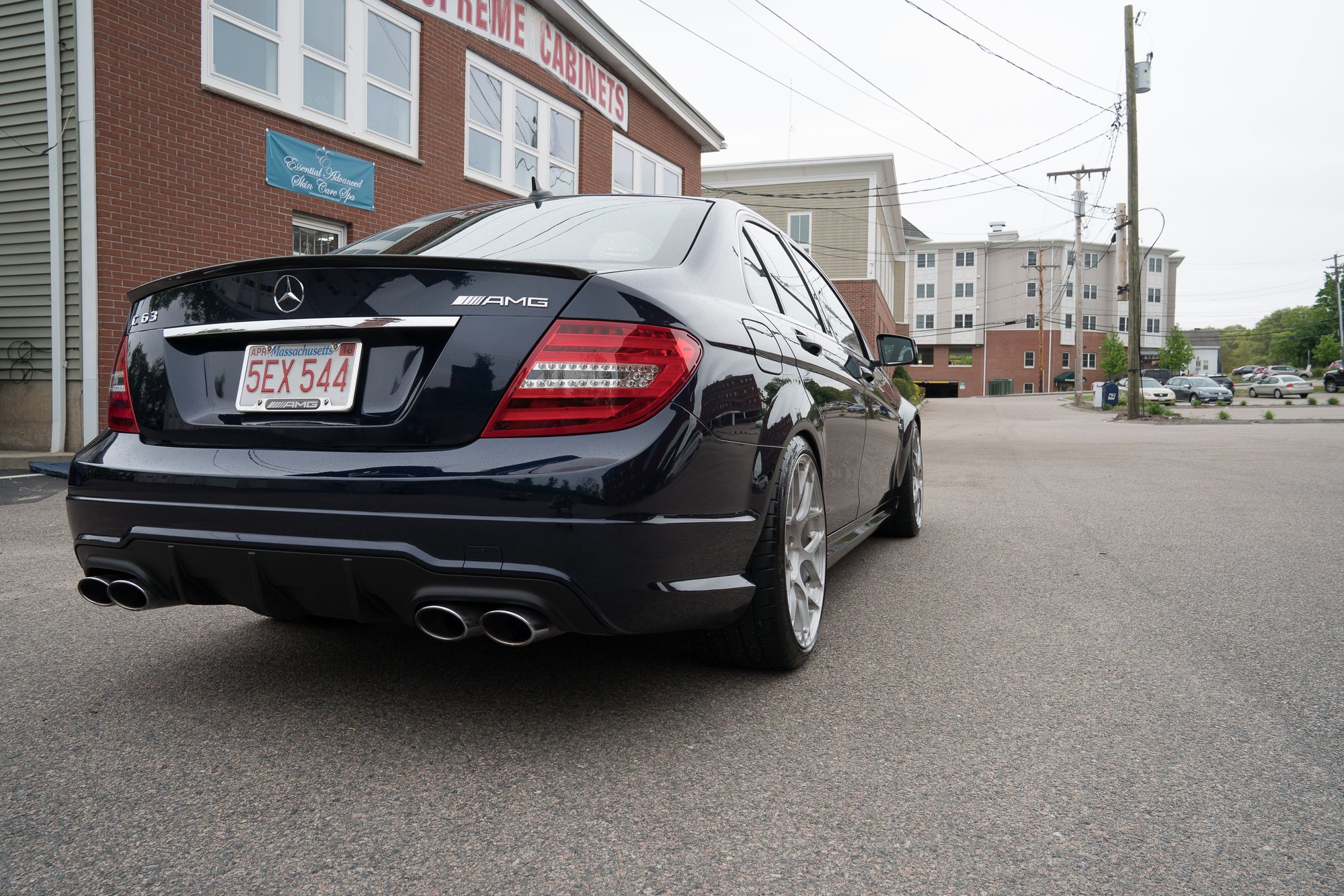 2012 Mercedes-Benz  - 2012 C63 - Lunar Blue Metallic P31 with 44O cooling kit, KW V3, HRE and more - Used - VIN WDDGF7HB8CA650341 - 68,800 Miles - 8 cyl - 2WD - Automatic - Sedan - Blue - Boston, MA 02124, United States