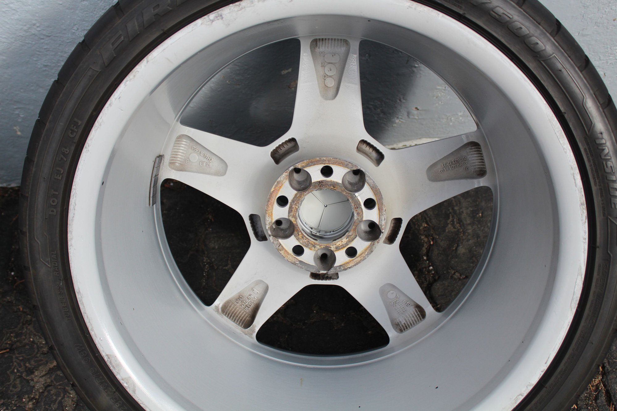 19 Inch Genuine OEM 5Spoke AMG Wheel & Tire Set Forums