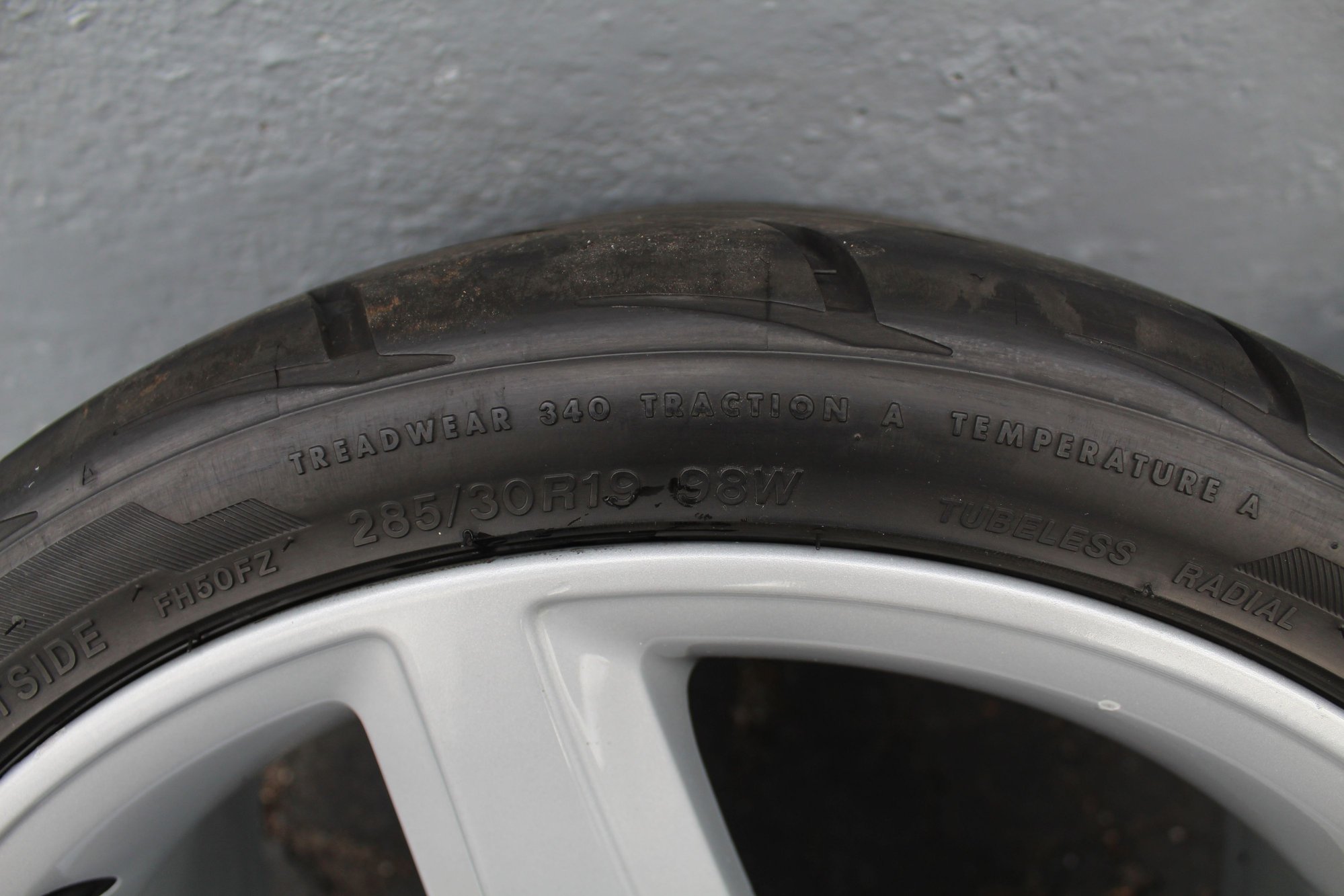 Wheels and Tires/Axles - 19 Inch Genuine OEM 5-Spoke AMG Wheel & Tire Set - Used - 0  All Models - West Hartford, CT 06110, United States