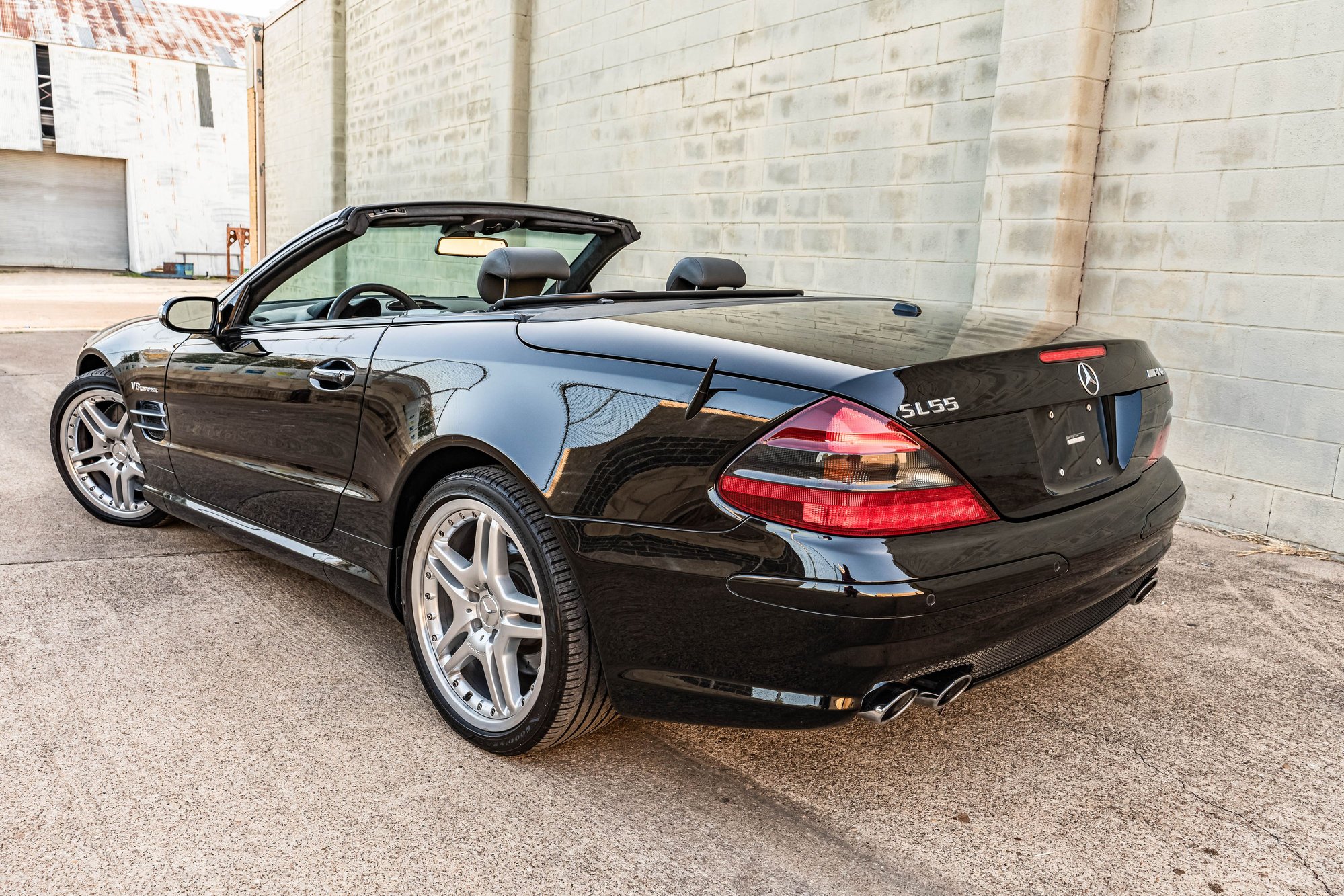 2006 Mercedes-Benz SL55 AMG - R230 SL55 ~ One of Forty Five P030 Cars ~ 54,600 Miles - Used - VIN WDBSK74F06F113980 - 54,600 Miles - 8 cyl - 2WD - Automatic - Convertible - Black - Waco, TX 76710, United States