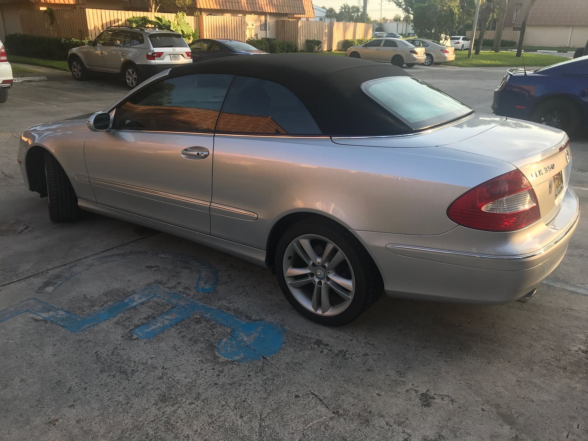 2006 Mercedes-Benz CLK350 - Well cared for and maintained convertible, premium 3, fully optioned. - Used - VIN wdbtk56g86t063569 - 64,000 Miles - 6 cyl - 2WD - Automatic - Convertible - Silver - West Palm Beach, FL 33409, United States