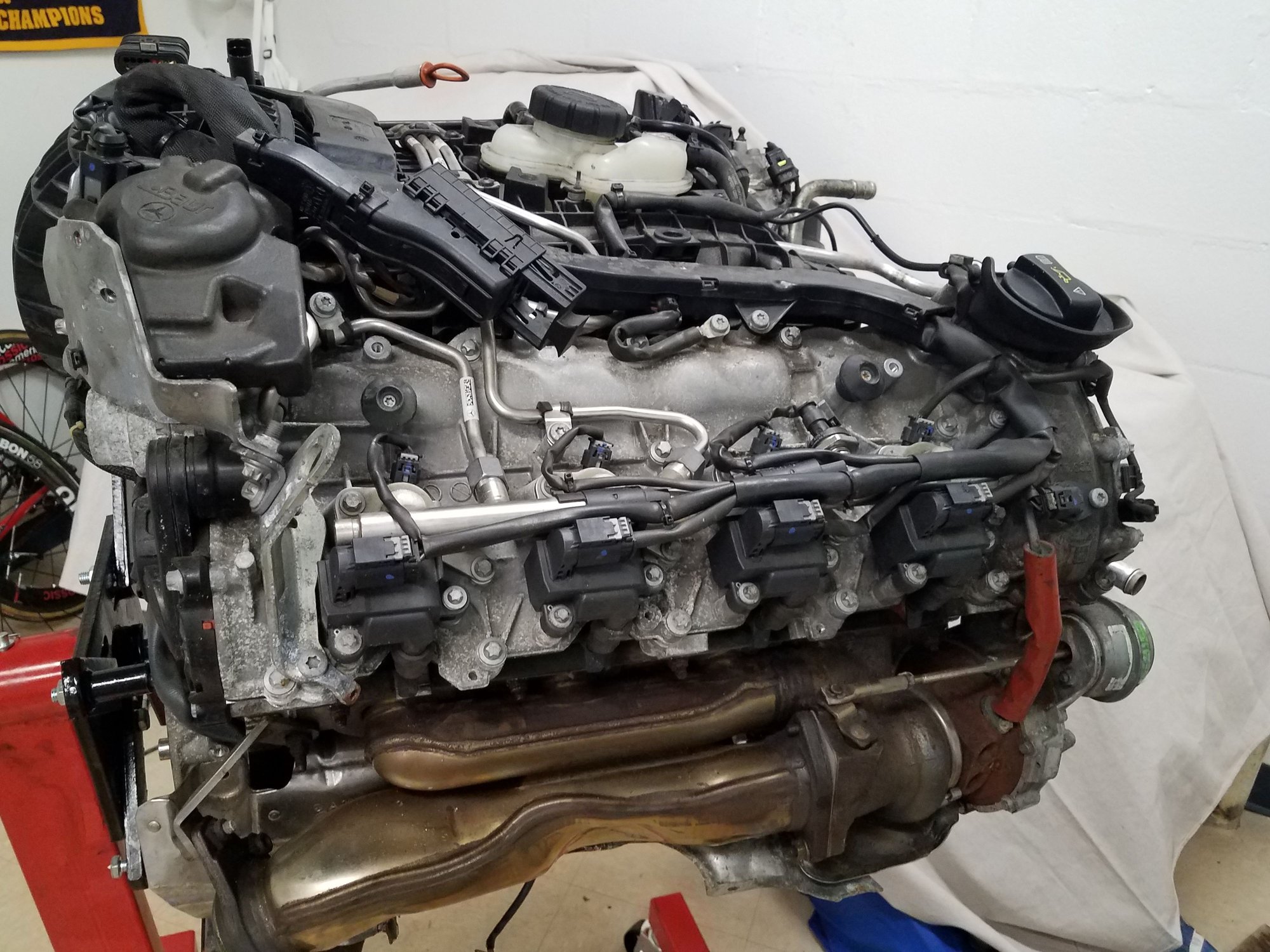 Engine - Complete - 2014 GL 450 motor, accessories, turbos, heads, - Used - 2014 Mercedes-Benz GL450 - Princeton, NJ 08648, United States