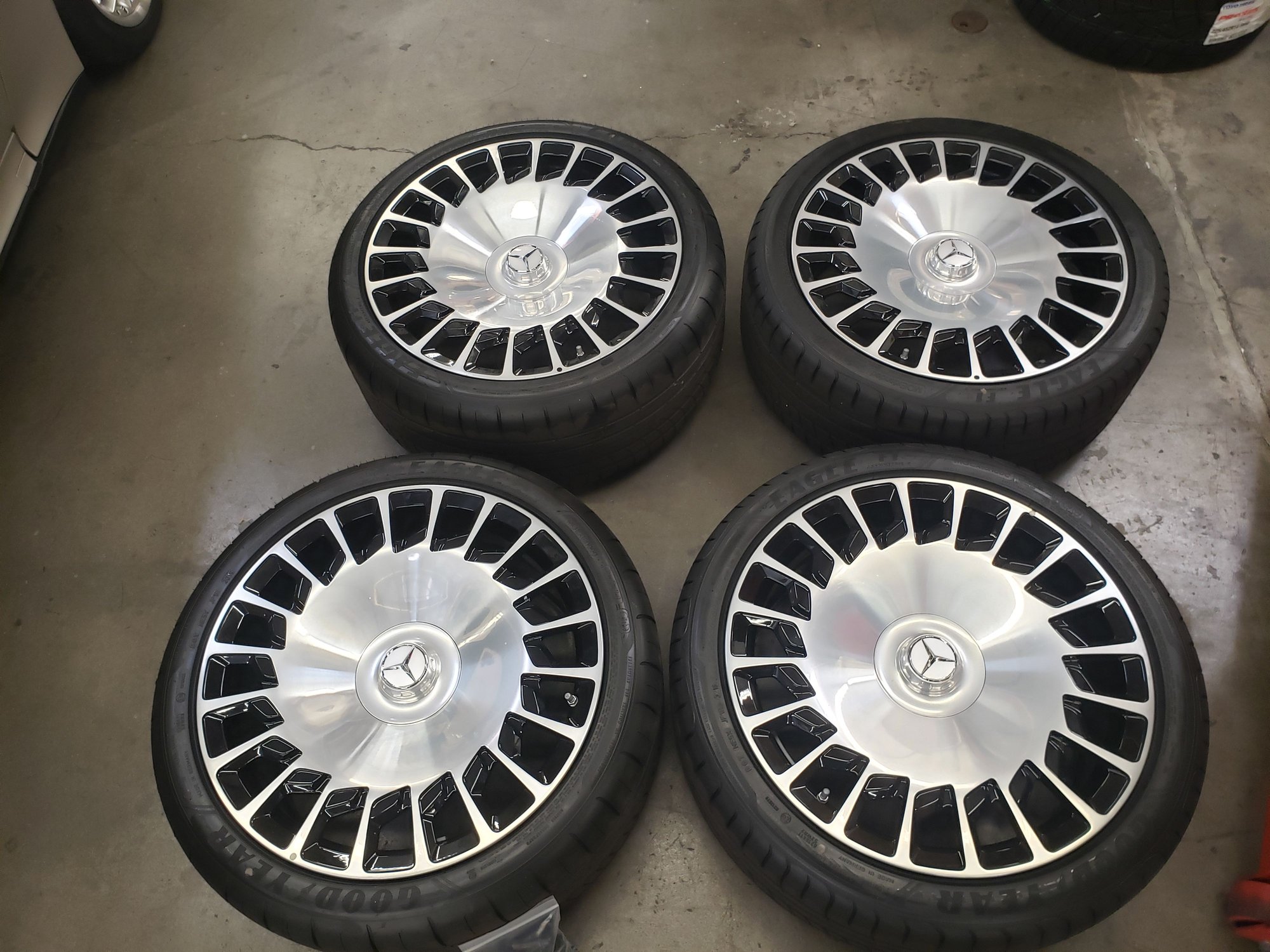 Wheels and Tires/Axles - FS Brand new Maybach Forged wheels w/Good Year run flats and tpm sensors - New - 2016 to 2020 Maybach All Models - 2007 to 2020 Mercedes-Benz S550 - Seal Beach, CA 90740, United States